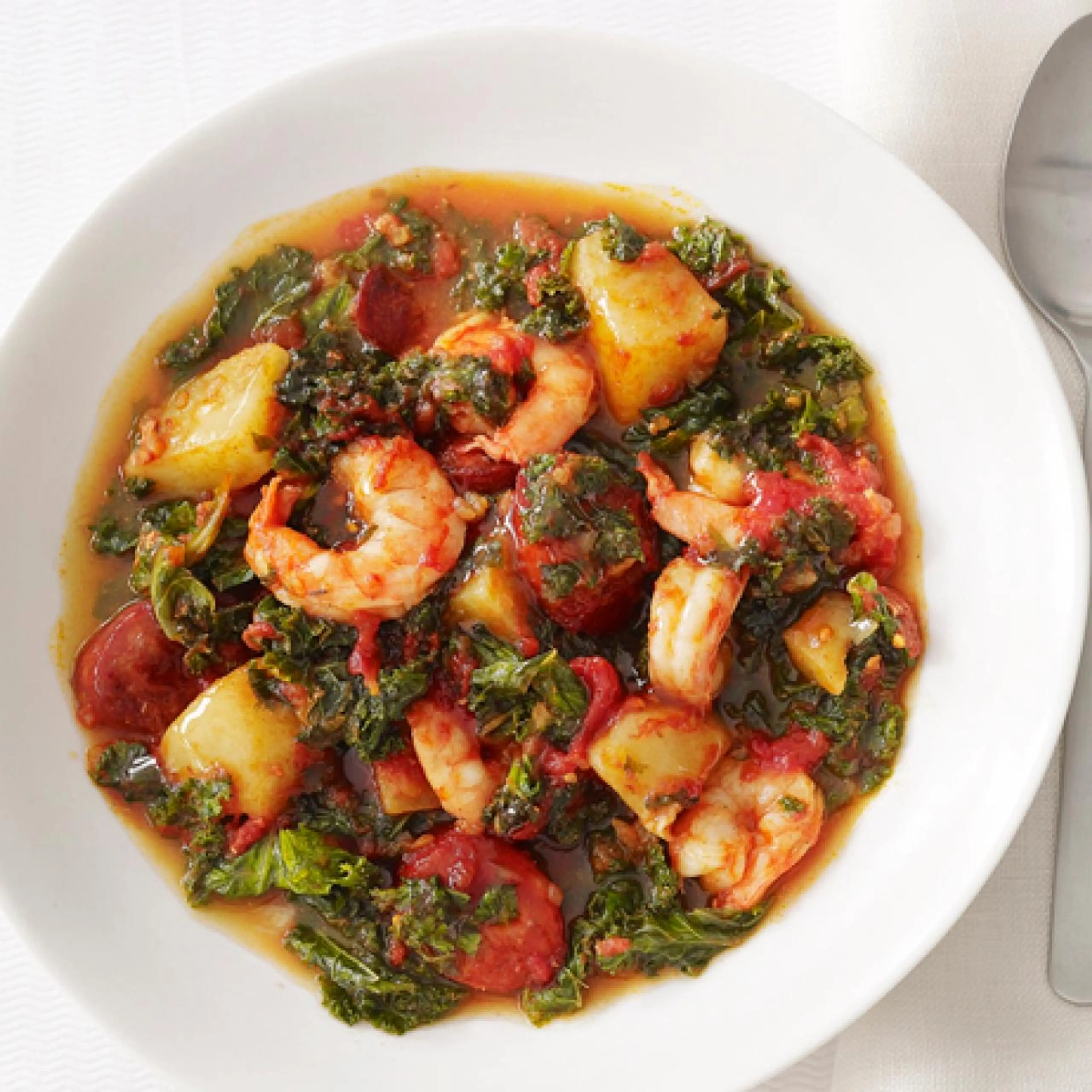 Shrimp and Chorizo Stew