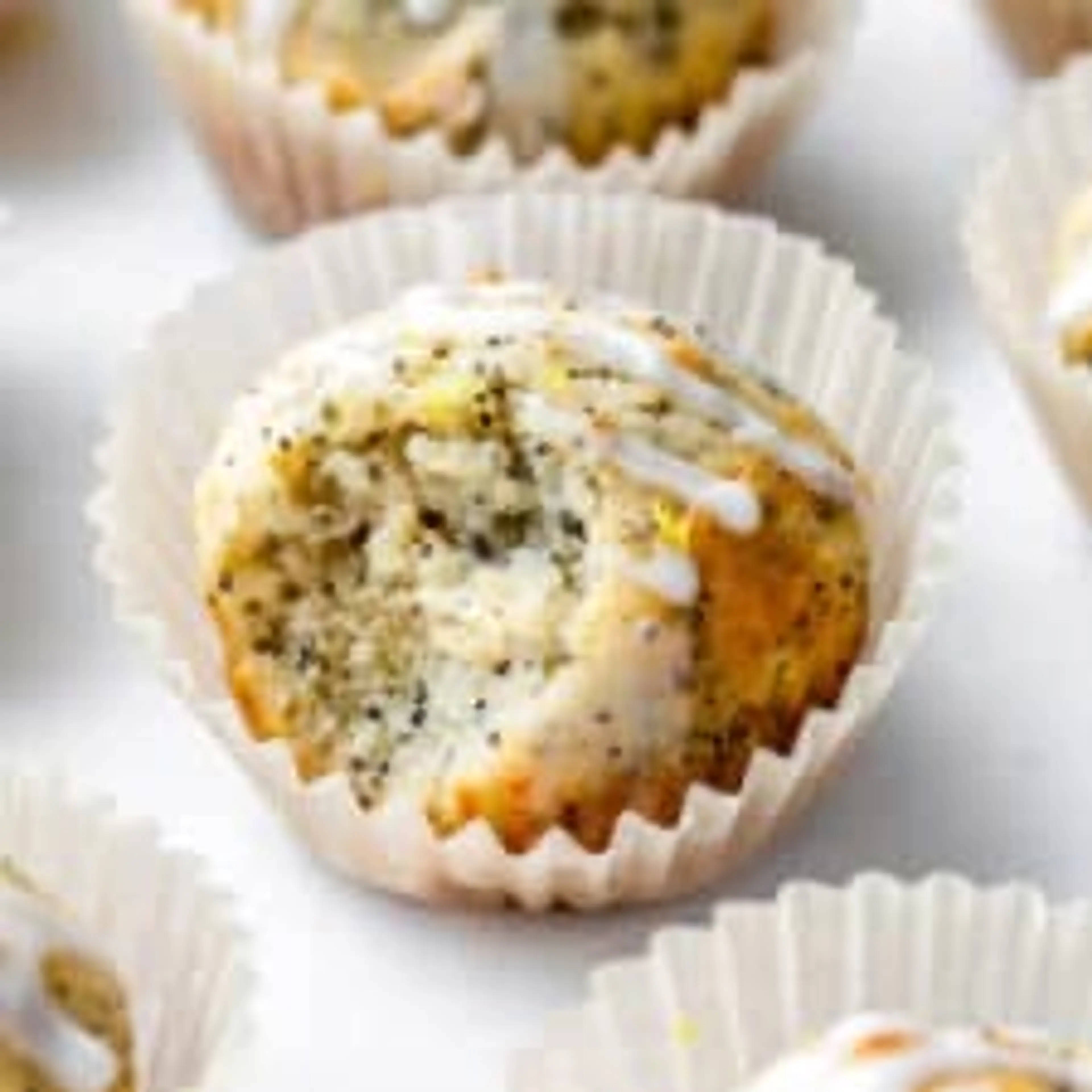 Healthy Lemon Poppy seed Muffins