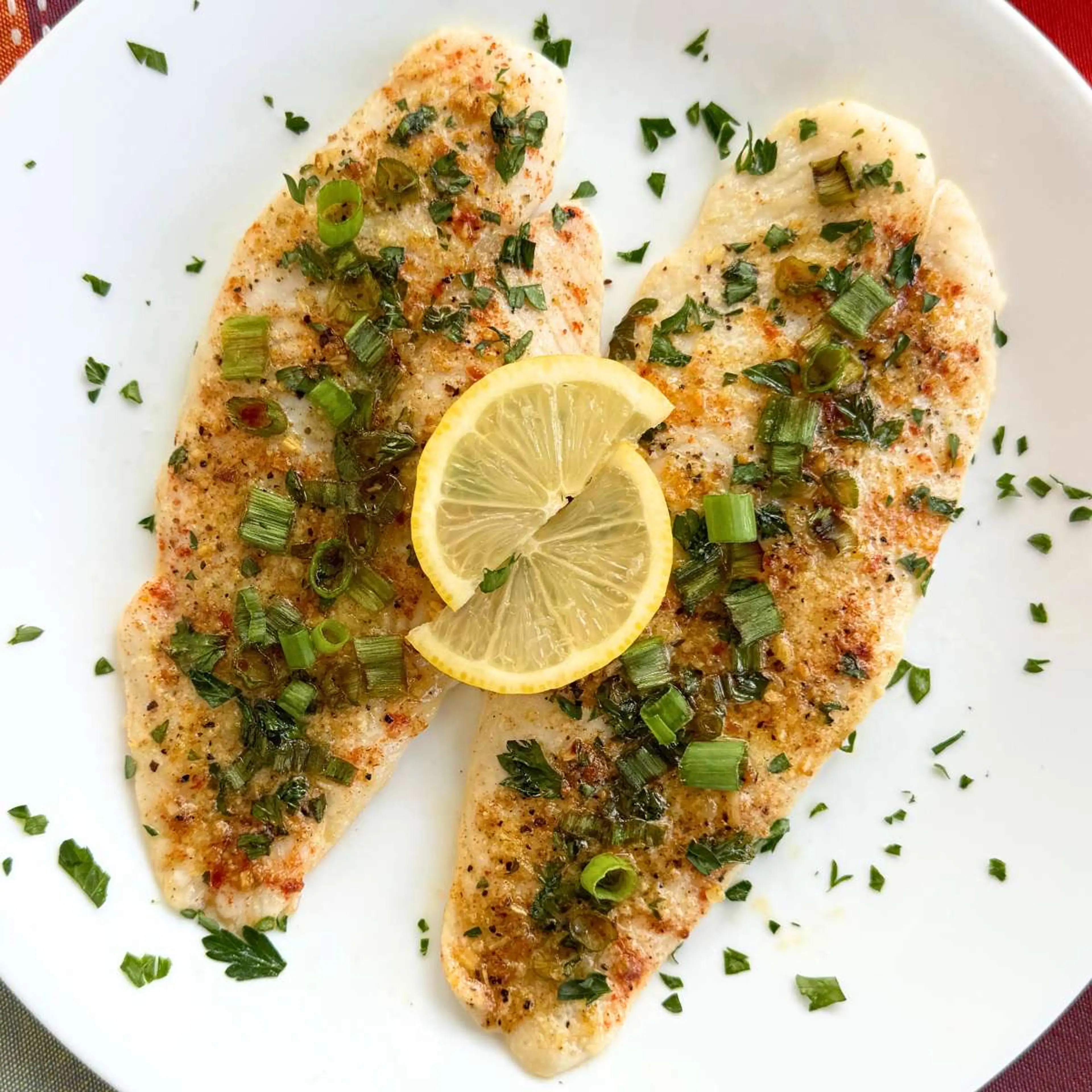 Lemony Baked Basa Fillets
