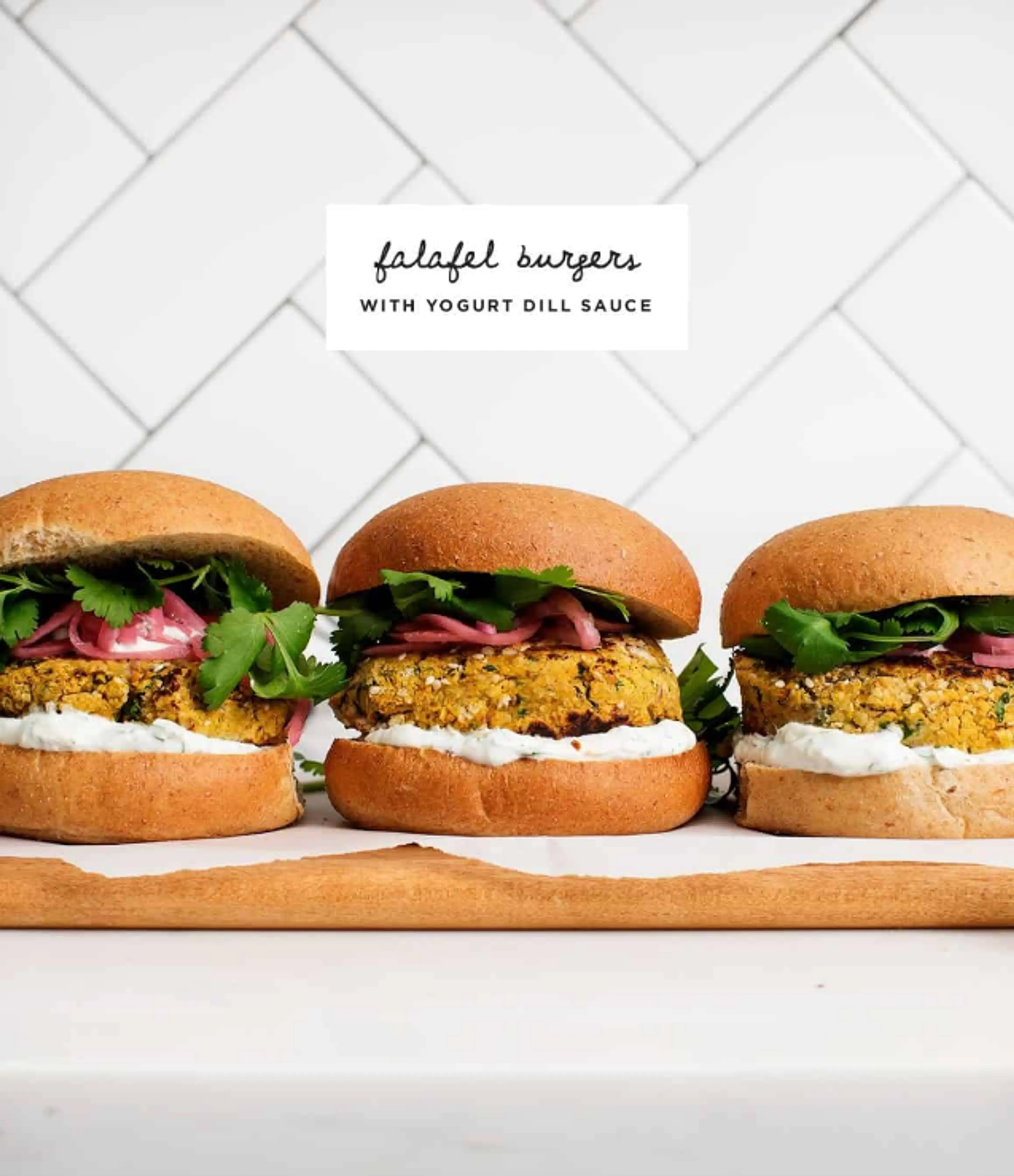 Falafel Burgers