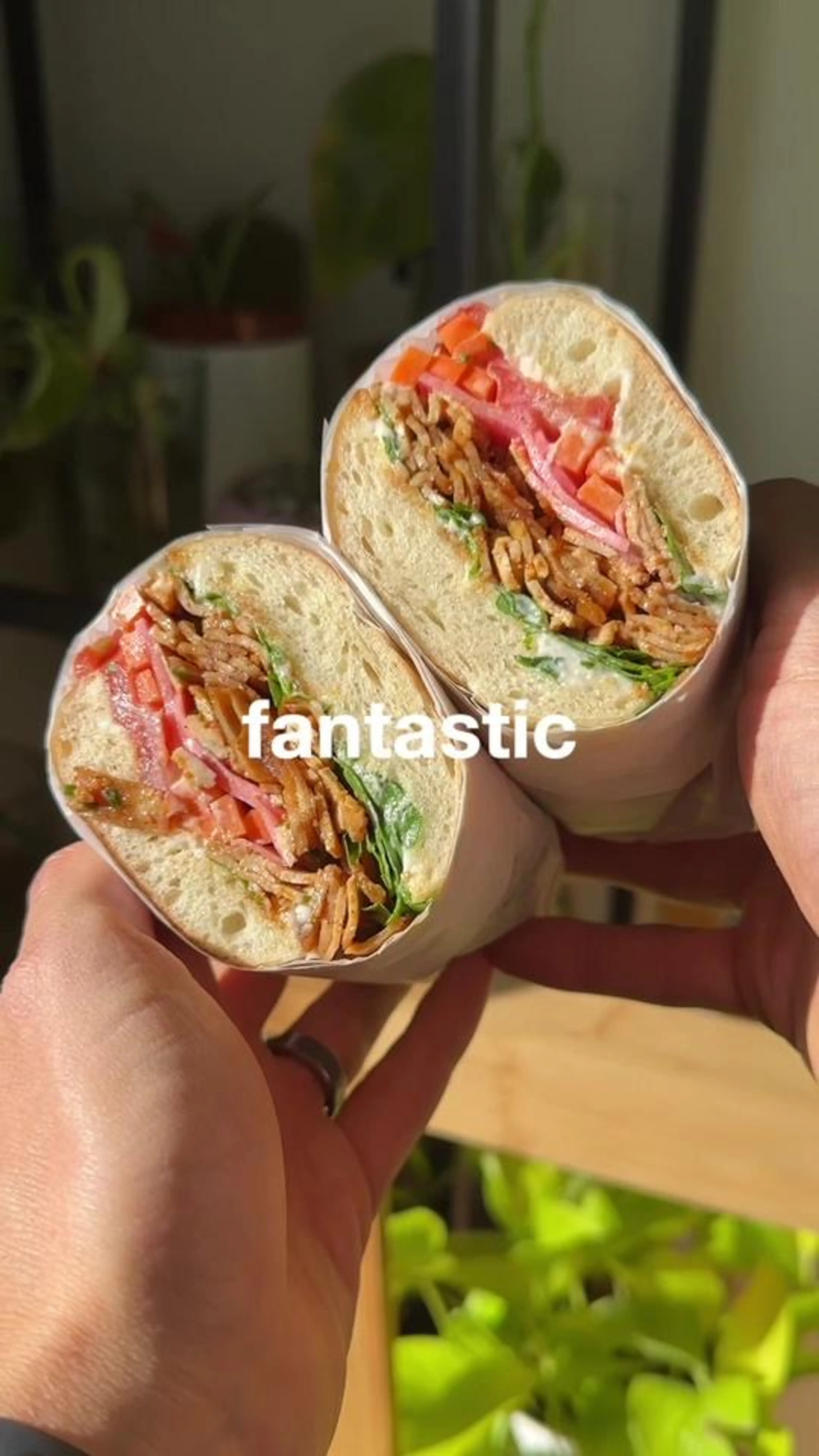 Crispy Shaved Tofu Sando