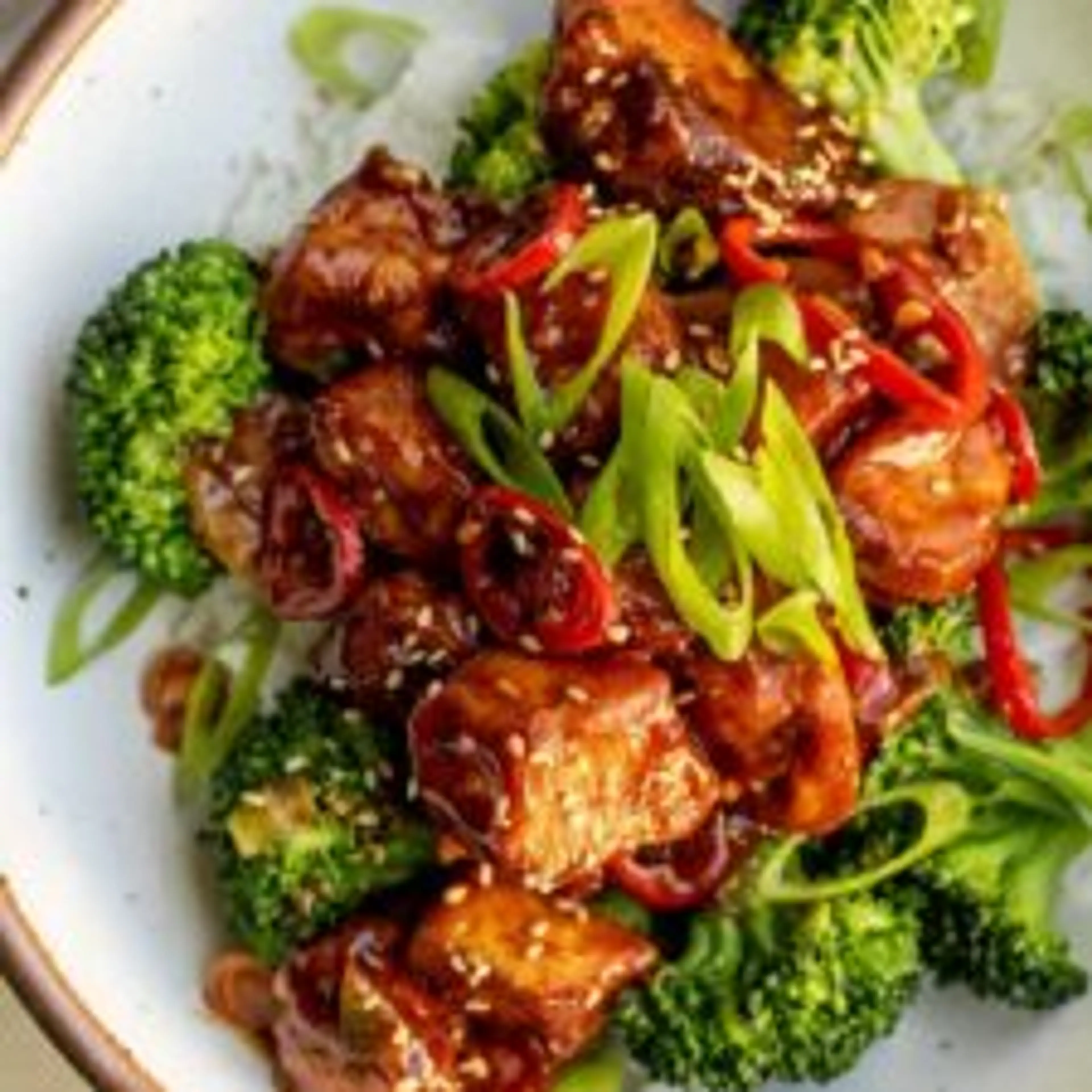 Sticky Miso Tofu