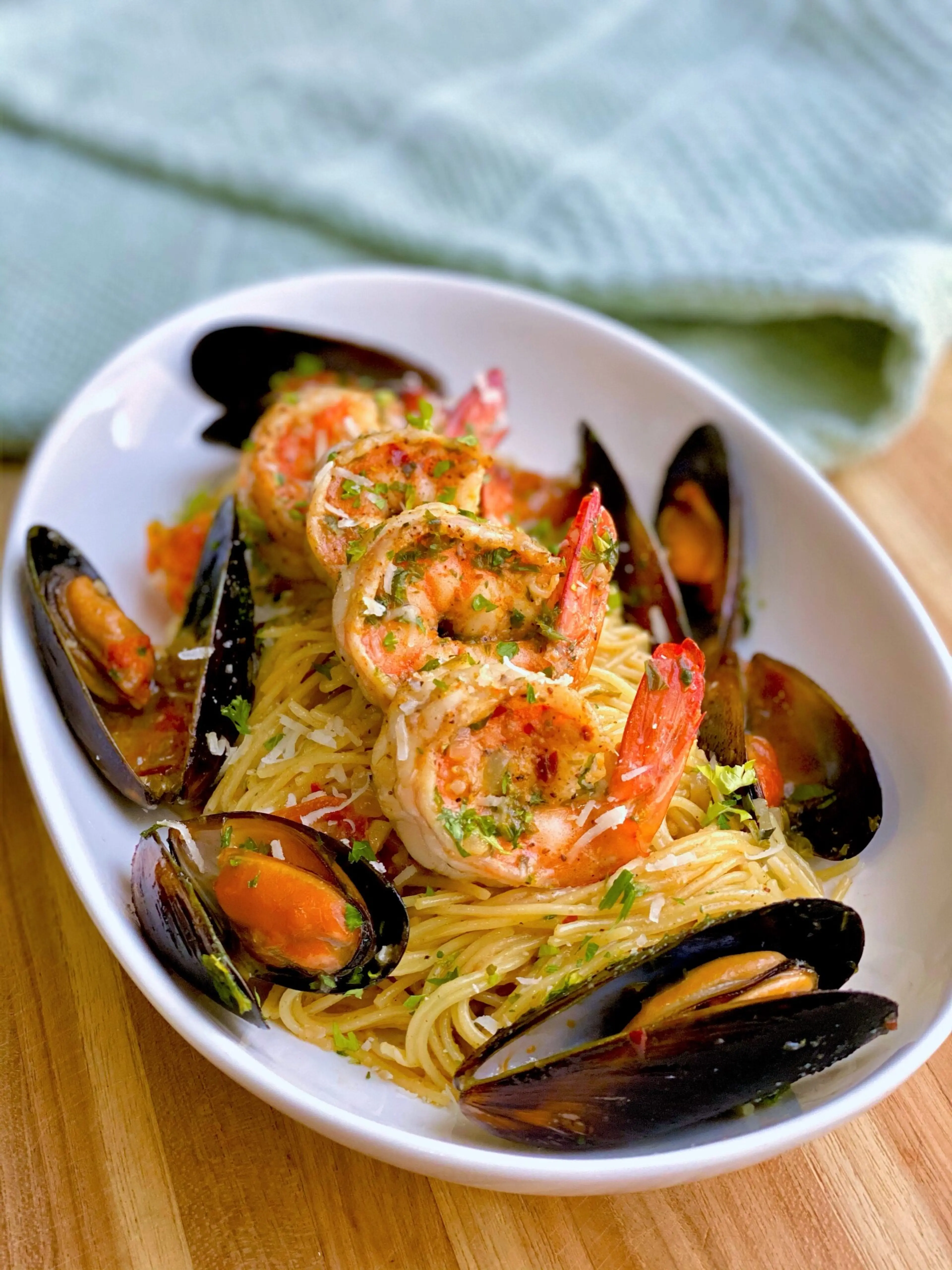 Garlic Butter & White Wine Pasta