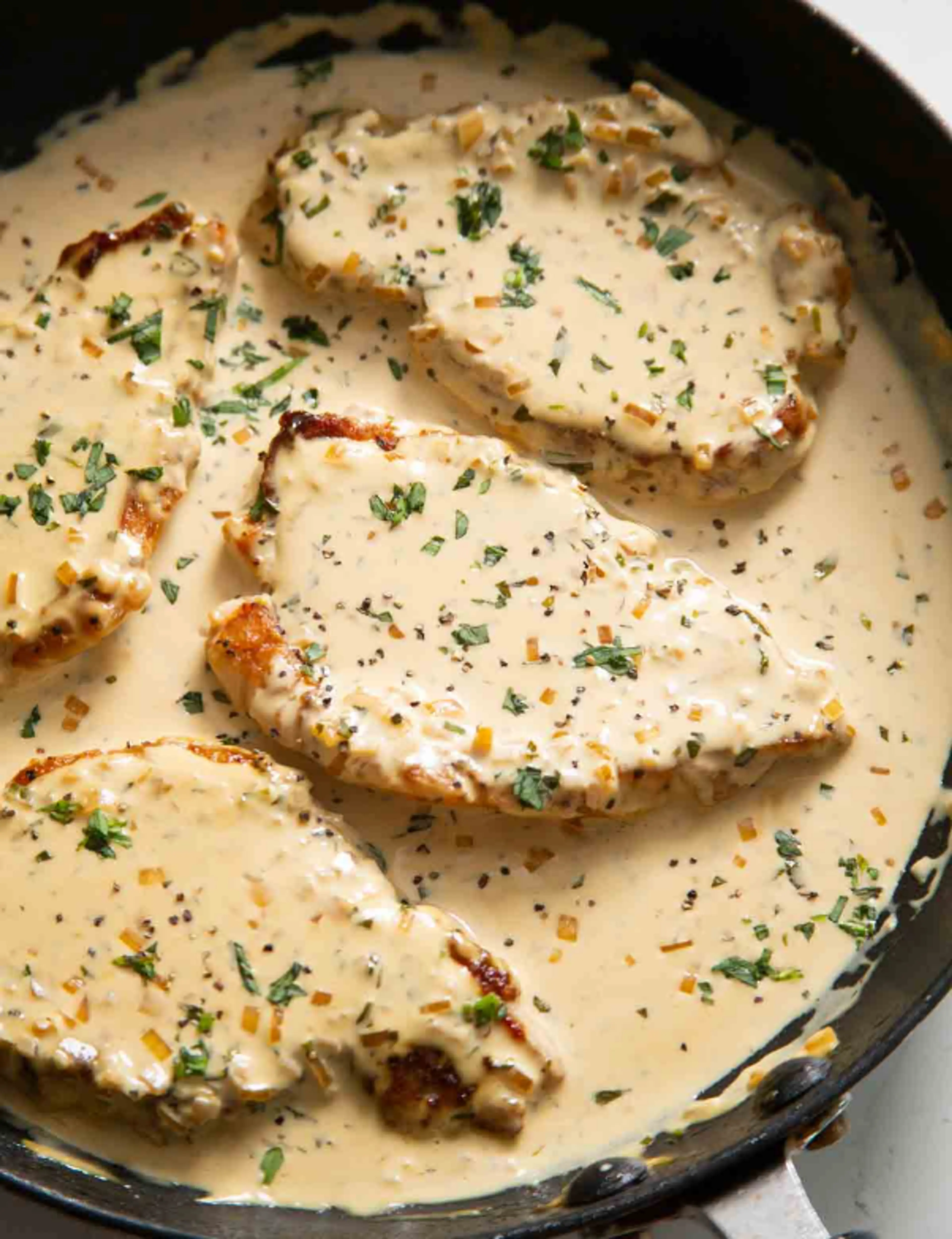 Creamy Mustard Pork Chops