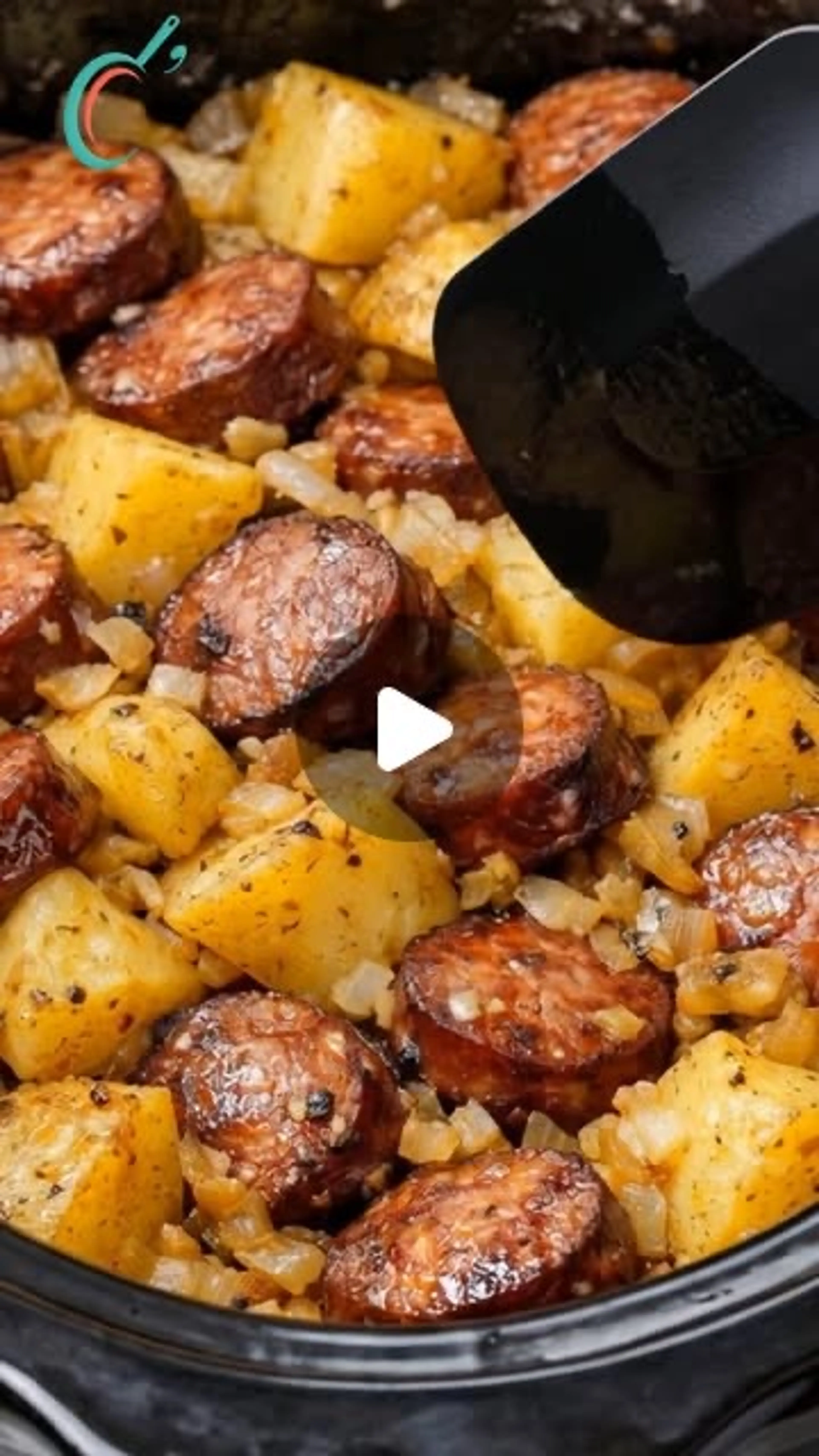 This Slow Cooker Sausage and Potatoes Is Rich, Hearty, and F