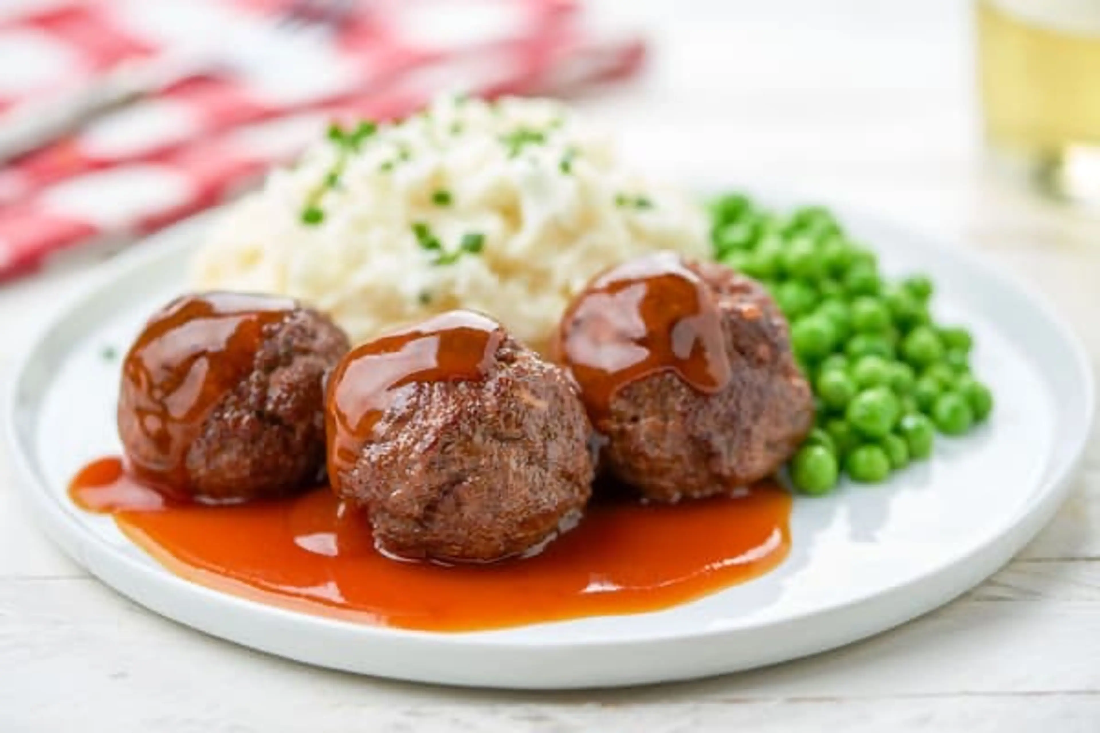 Sunday Supper Pot Roast Meatballs with sour cream and chive