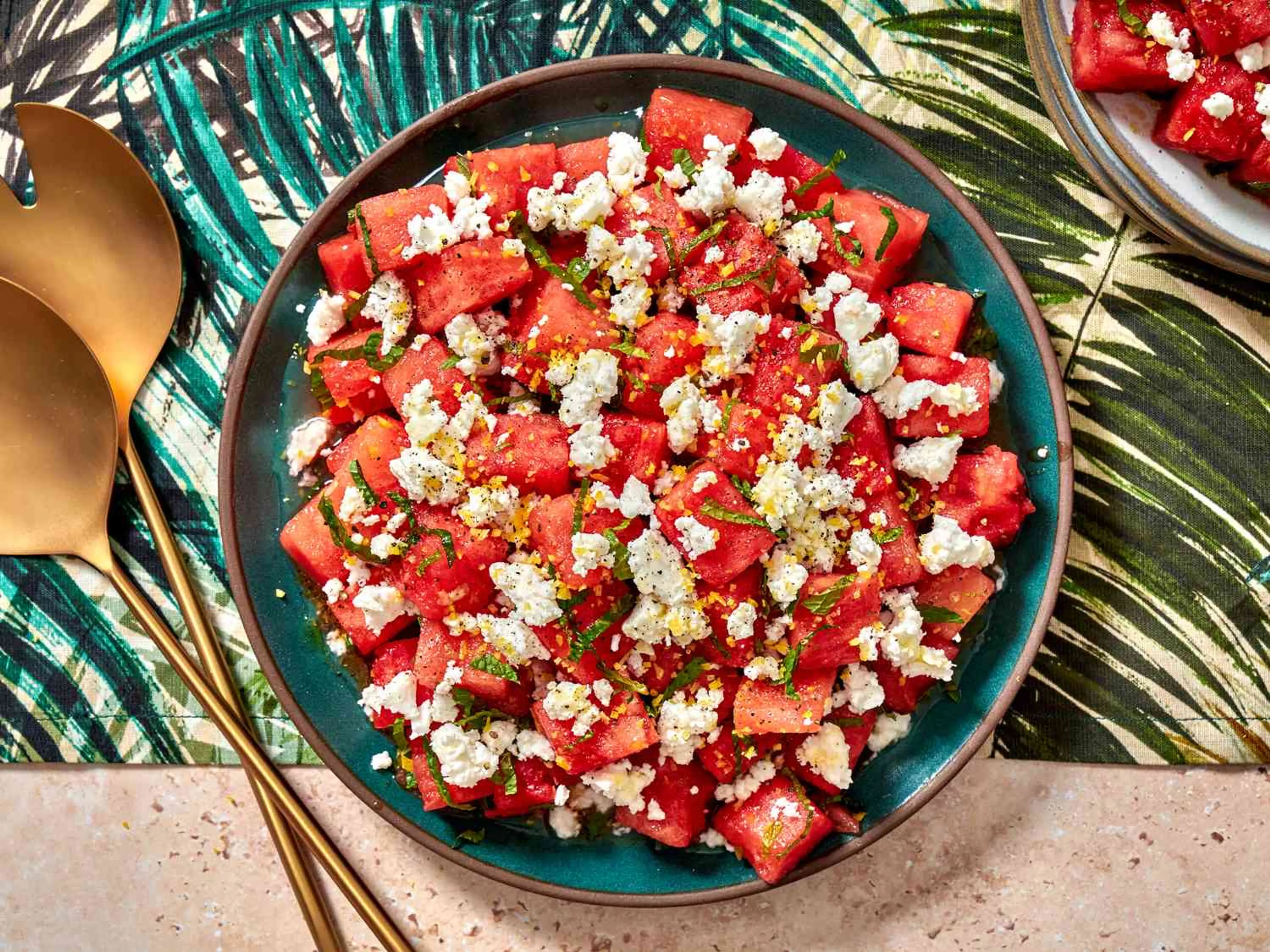 Watermelon, Feta, and Mint Salad