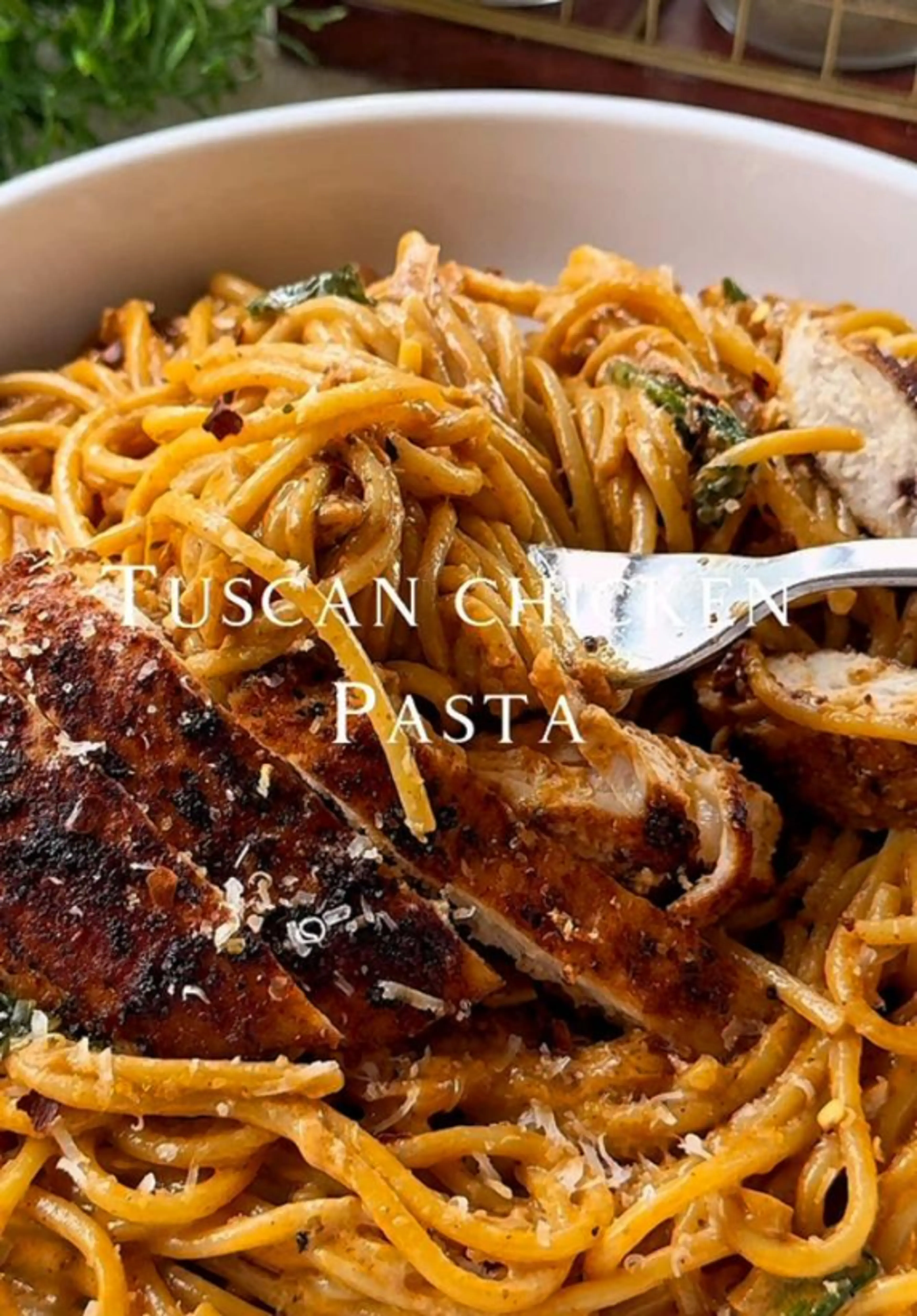 This Tuscan Chicken Pasta