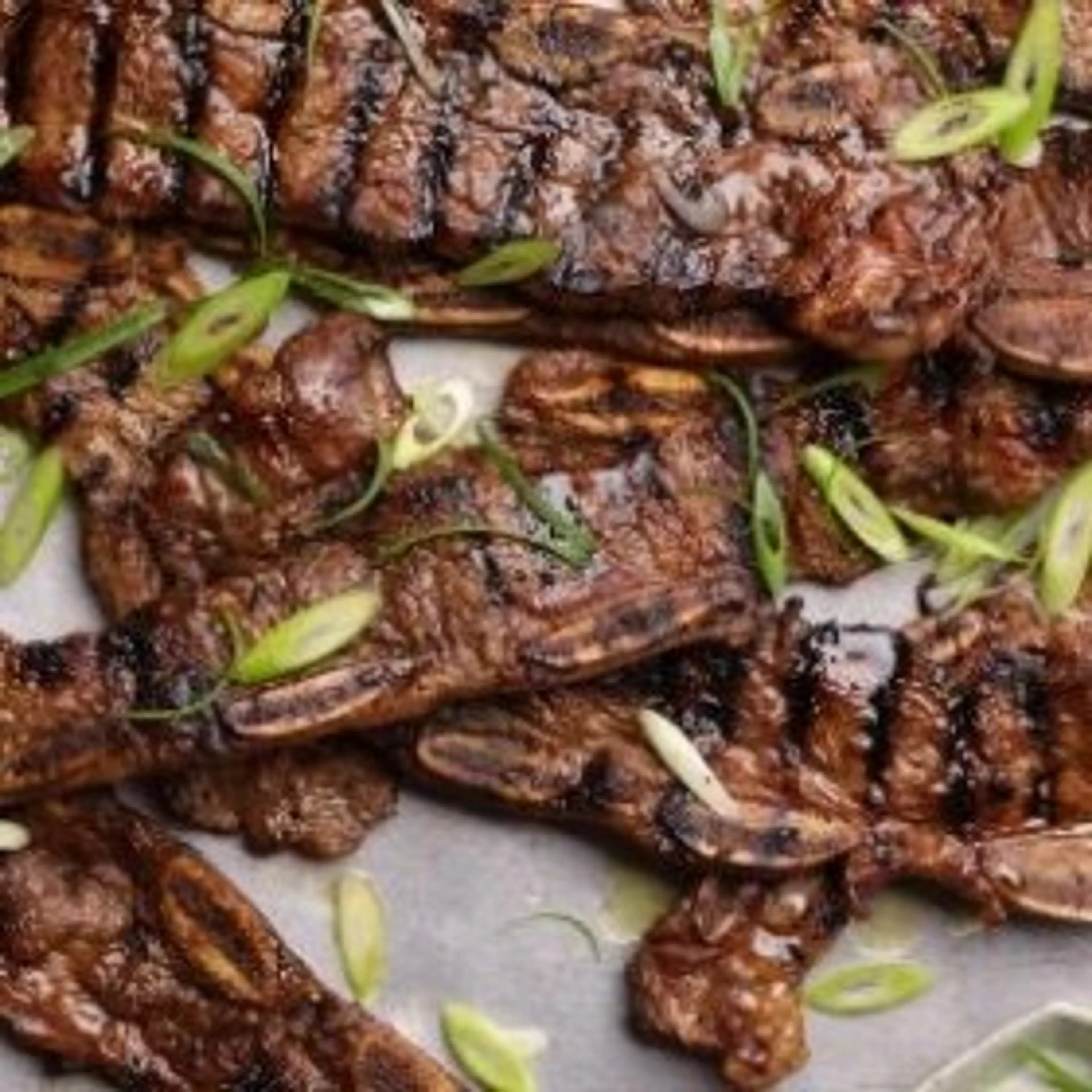 Kalbi (Korean Barbequed Beef Short Ribs)