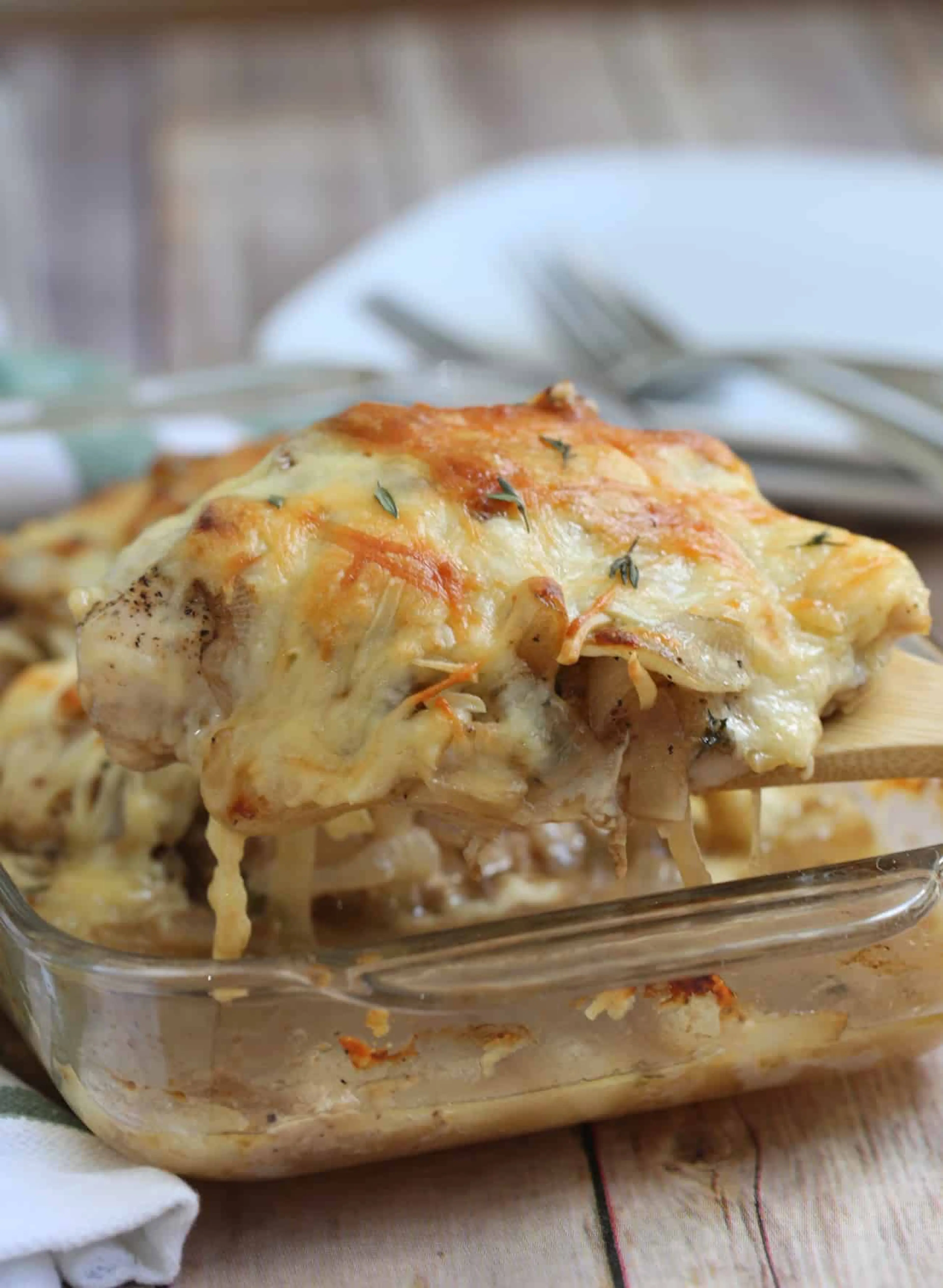 French Onion Chicken Bake