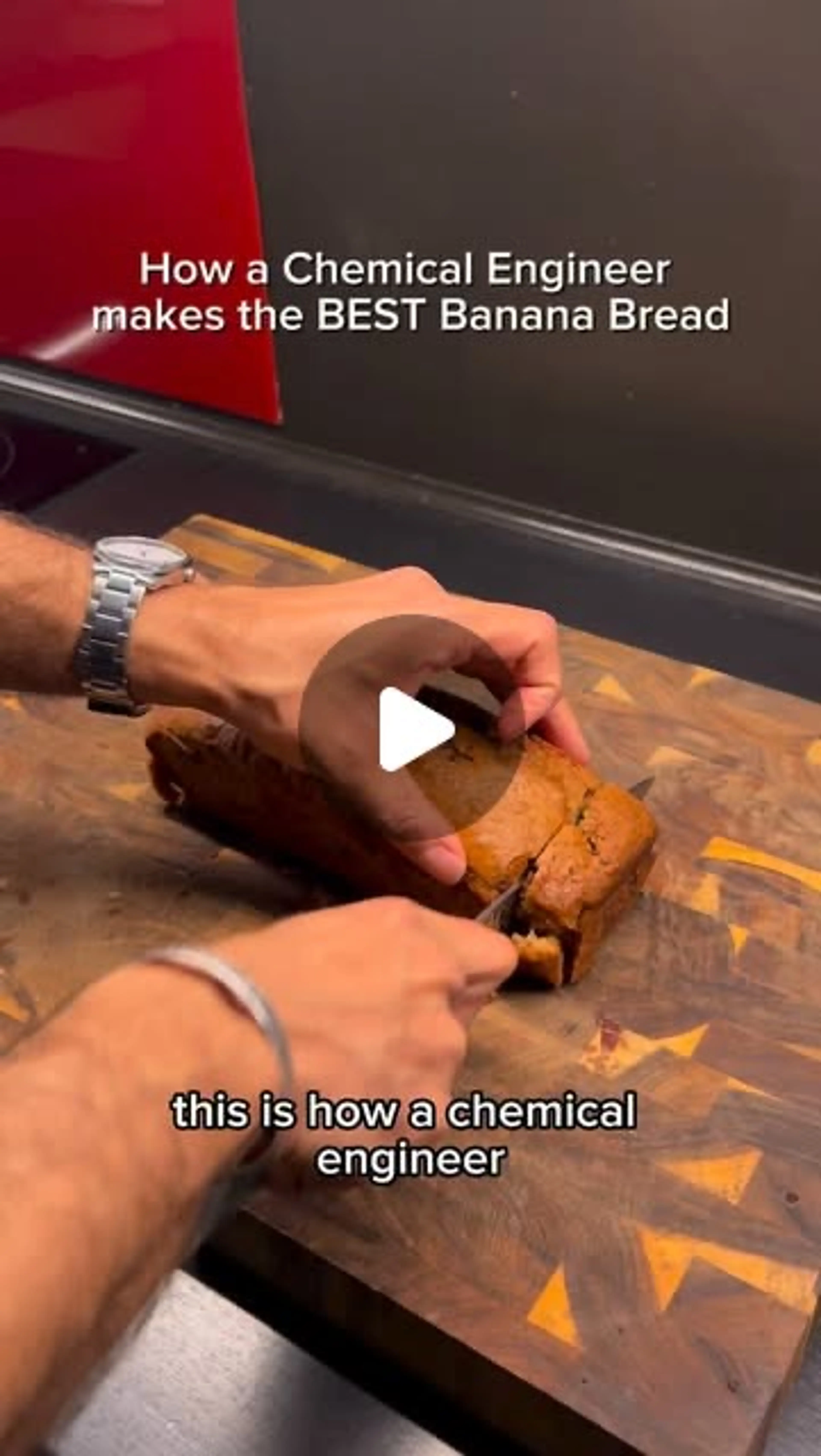 Roasted Banana Bread / How a Chemical Engineer Would Make th