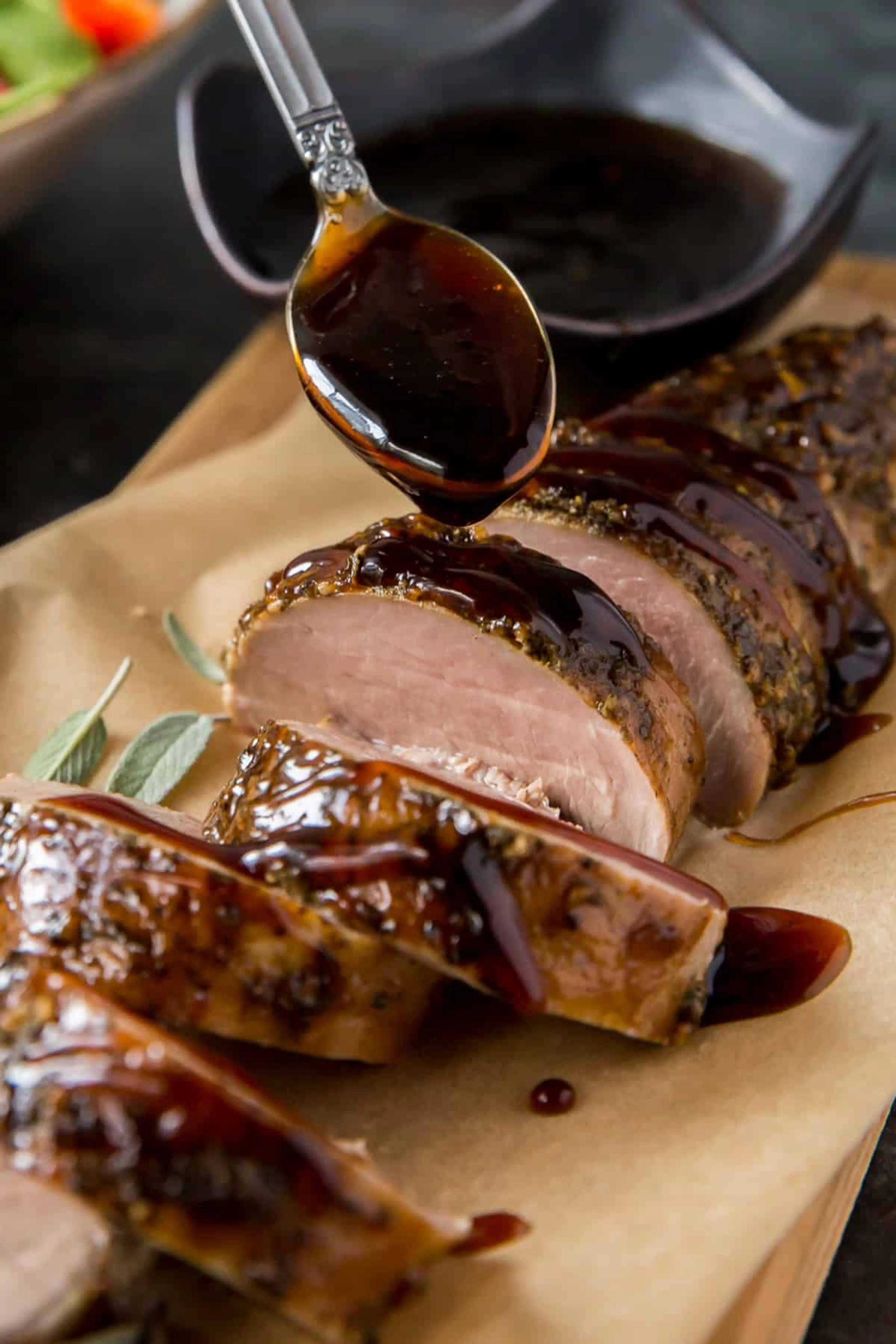 Balsamic Glazed Pork Tenderloin