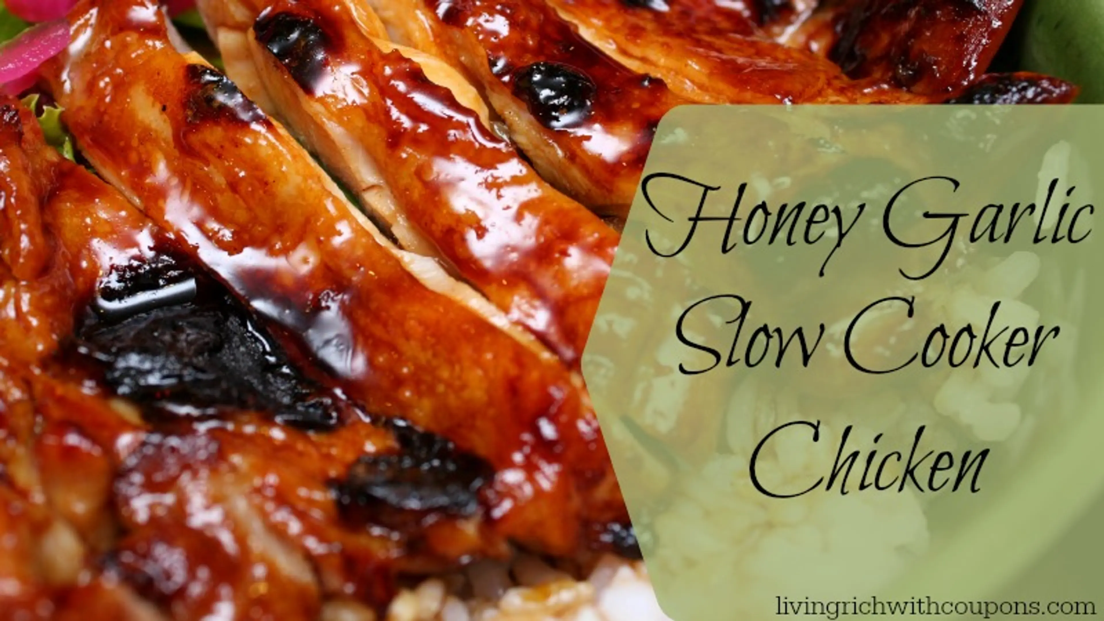 HONEY GARLIC CROCKPOT CHICKEN