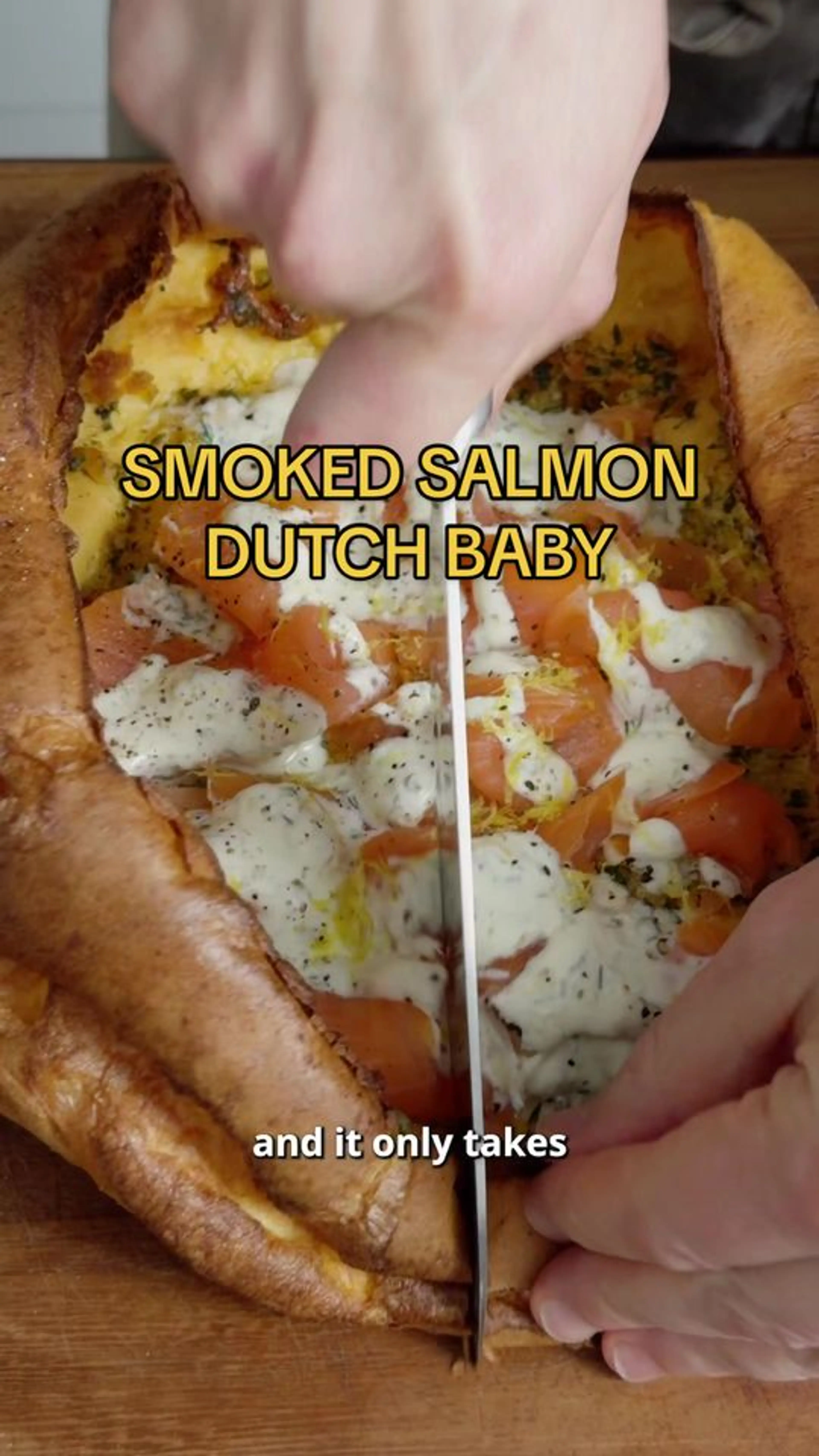 Smoked Salmon Dutch Baby
