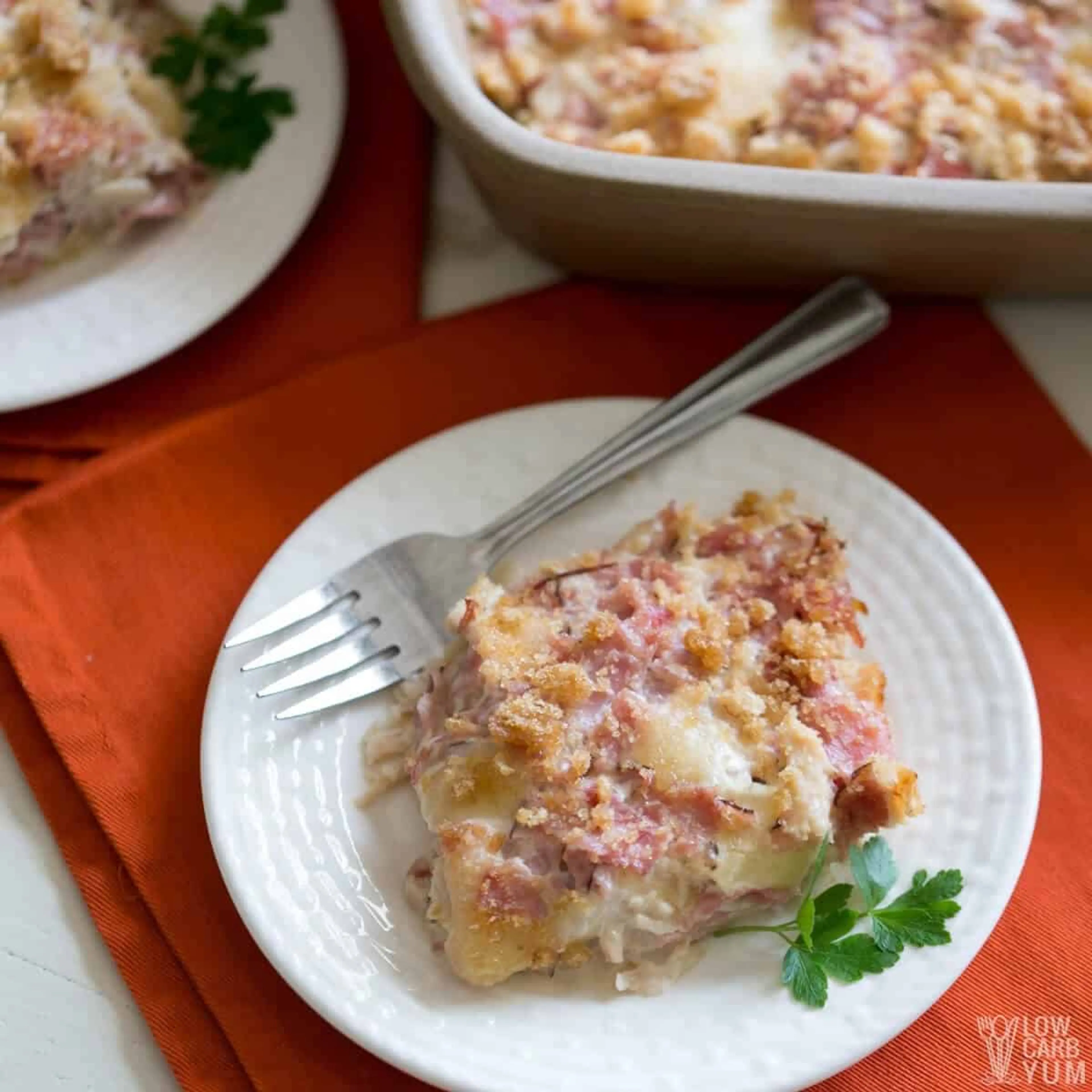 Chicken Cordon Bleu Casserole (Keto)