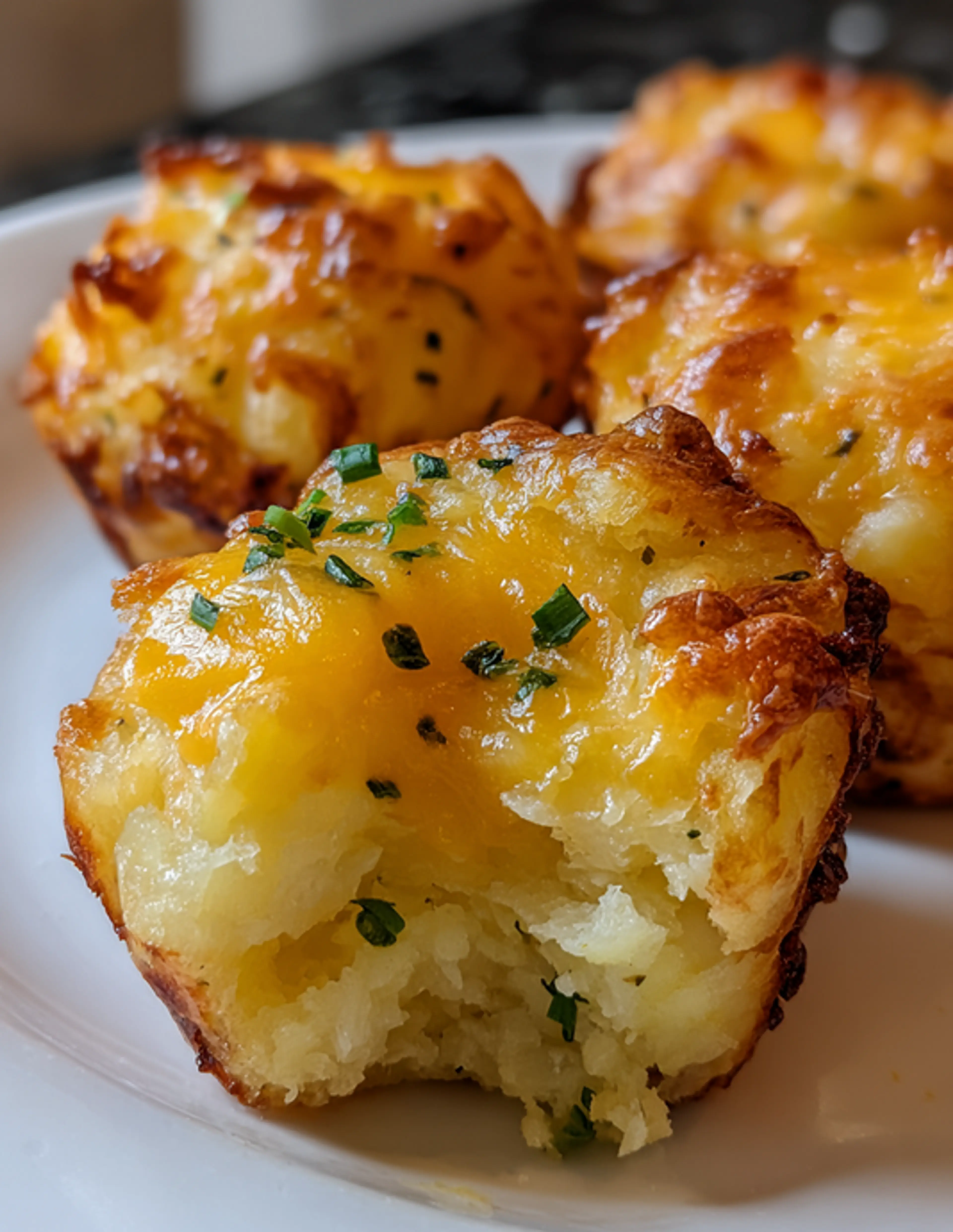 Crispy Baked Cheesy Mashed Potato Puffs: Easy Leftover Potat