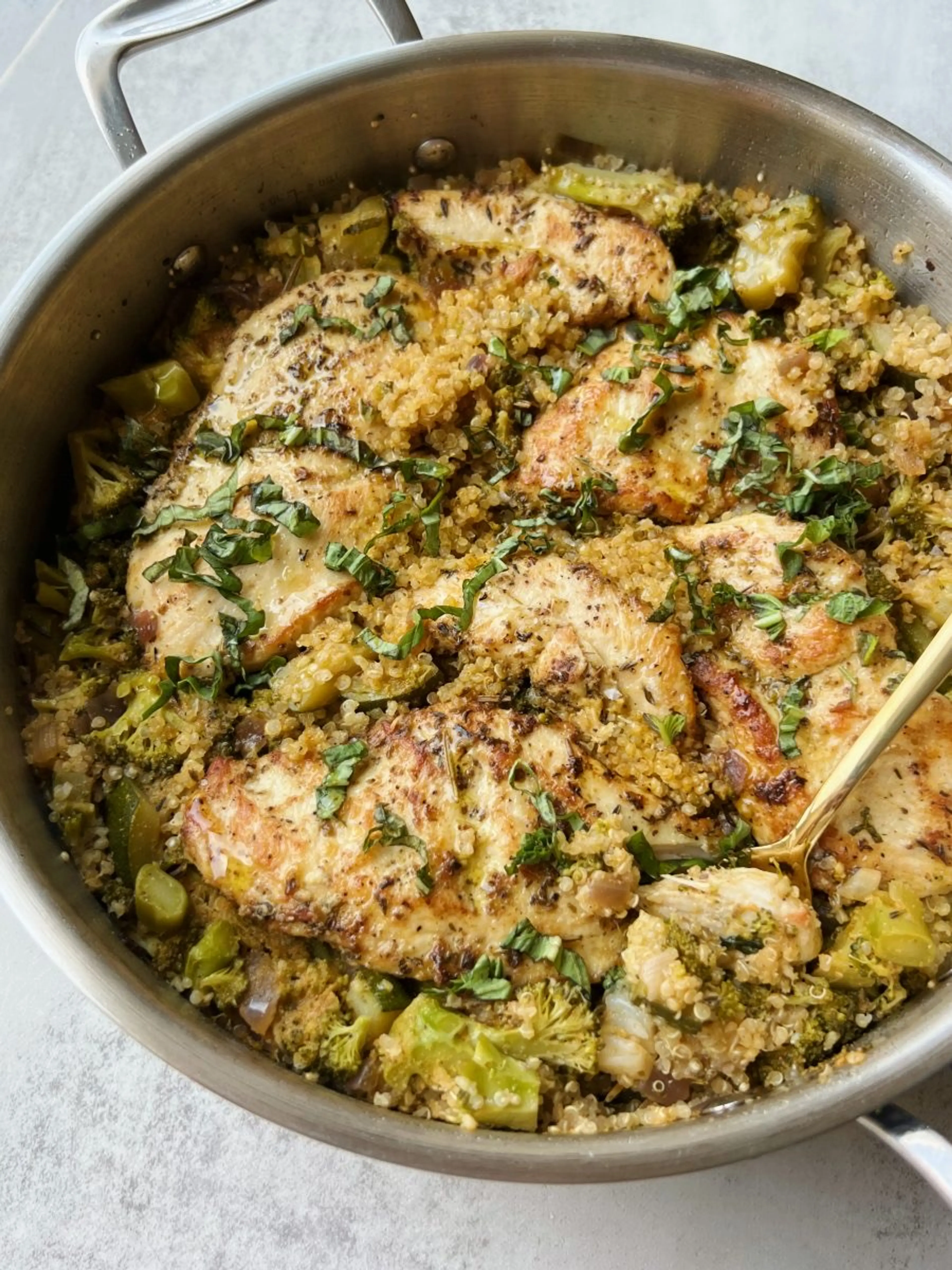 One-pan Chicken and Quinoa