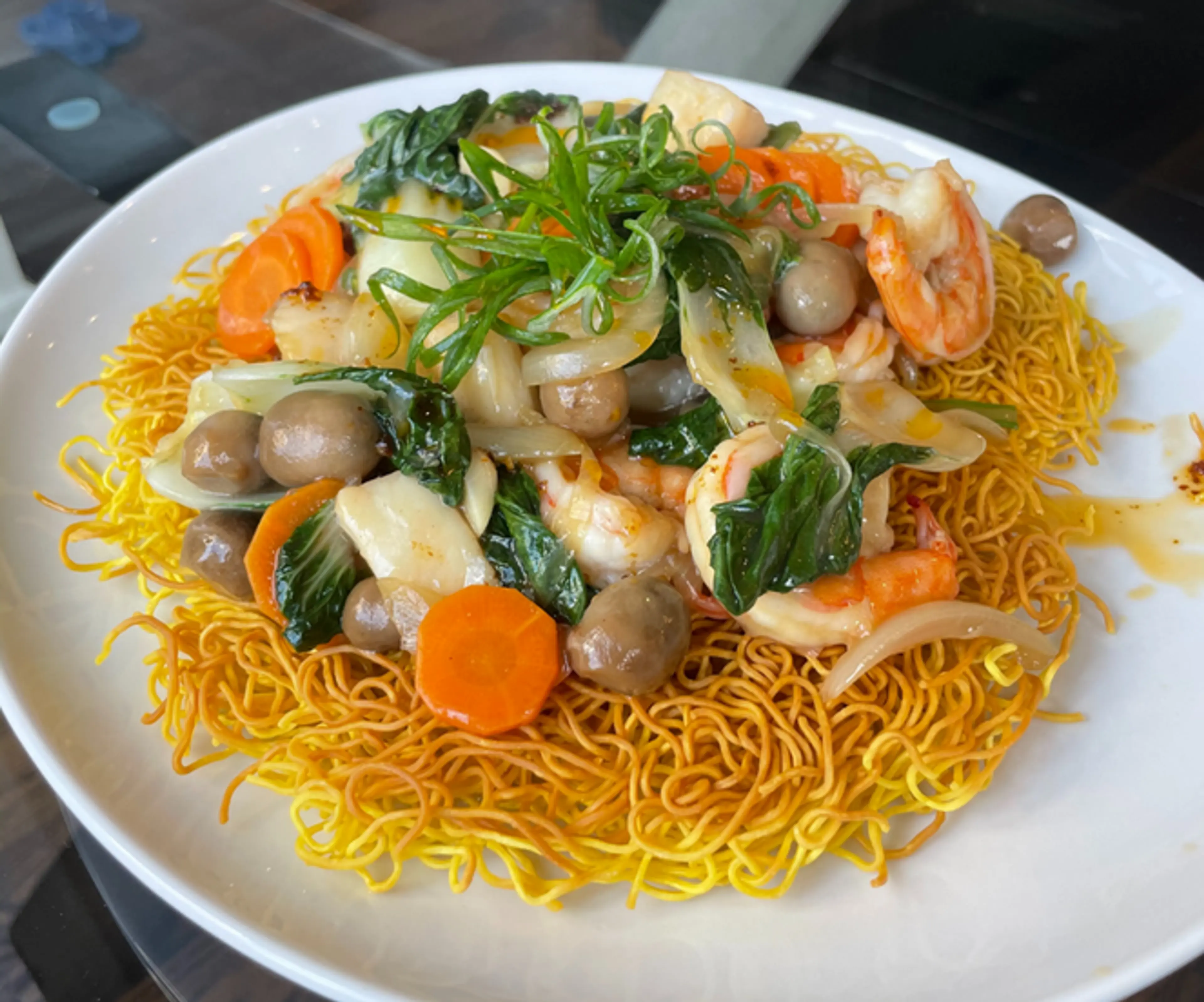 Crispy Noodles with Chicken