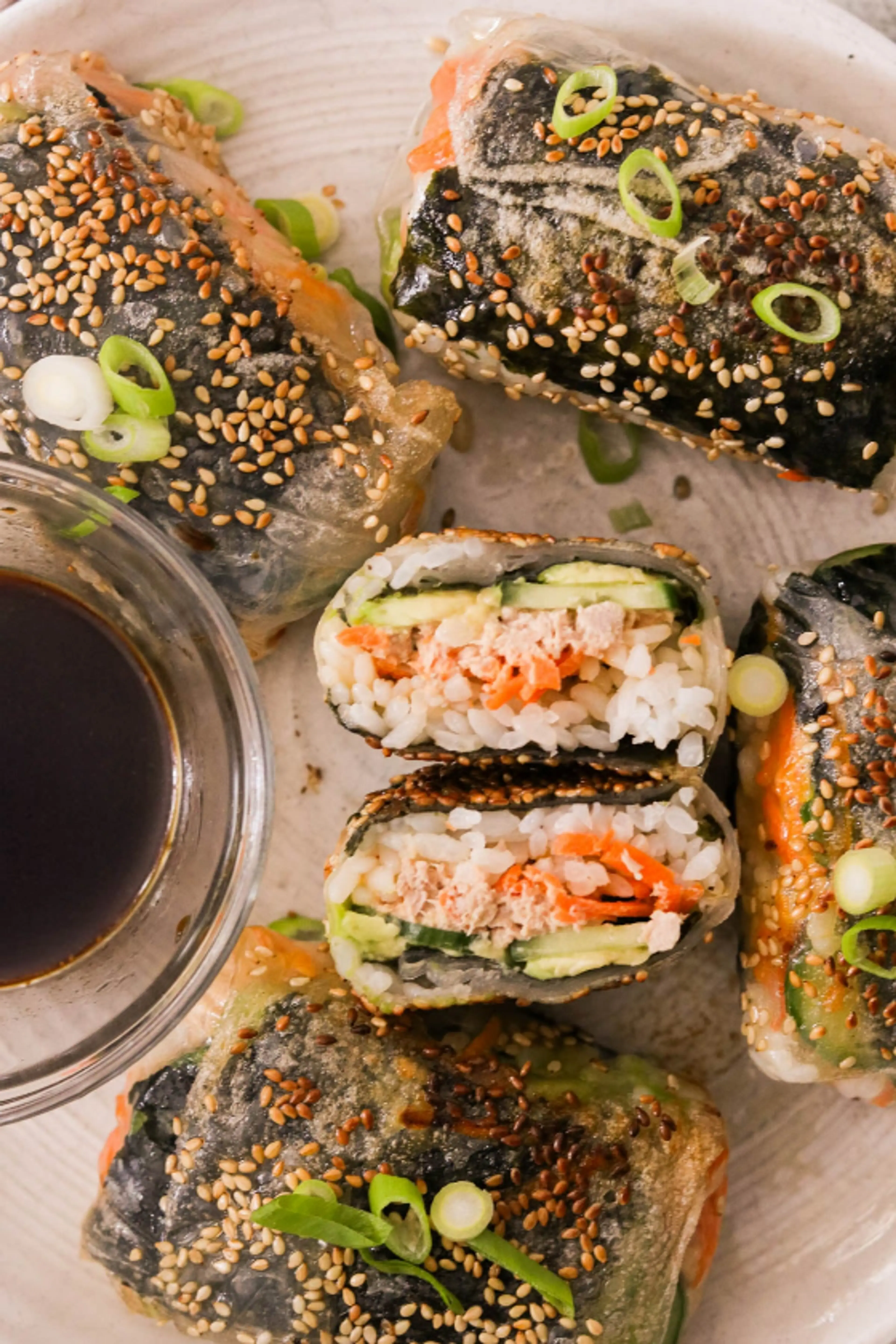 Rice Paper Sushi Rolls (Crispy, Easy & Gluten-Free)