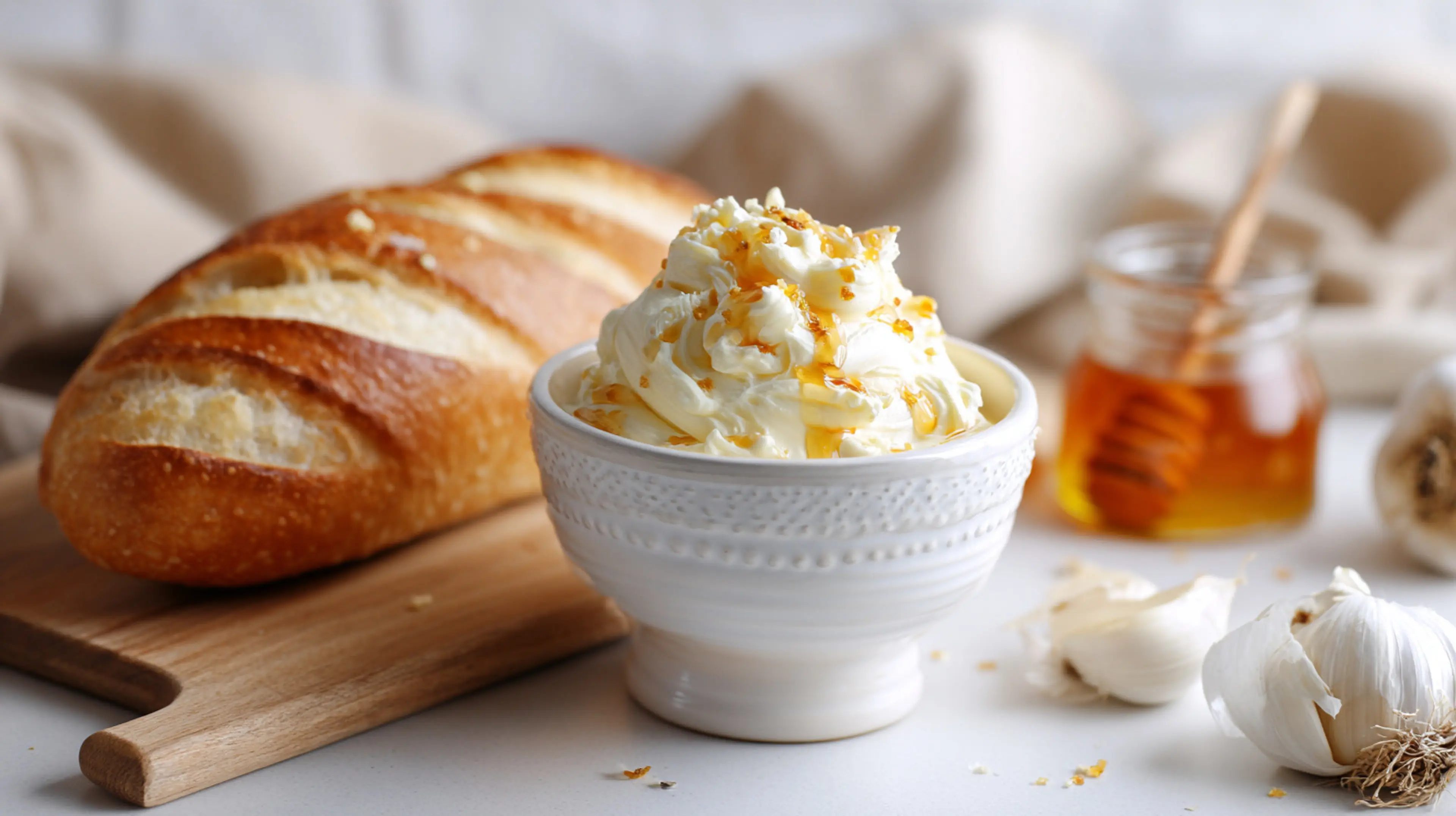 Knoblauch-Honig-Butter