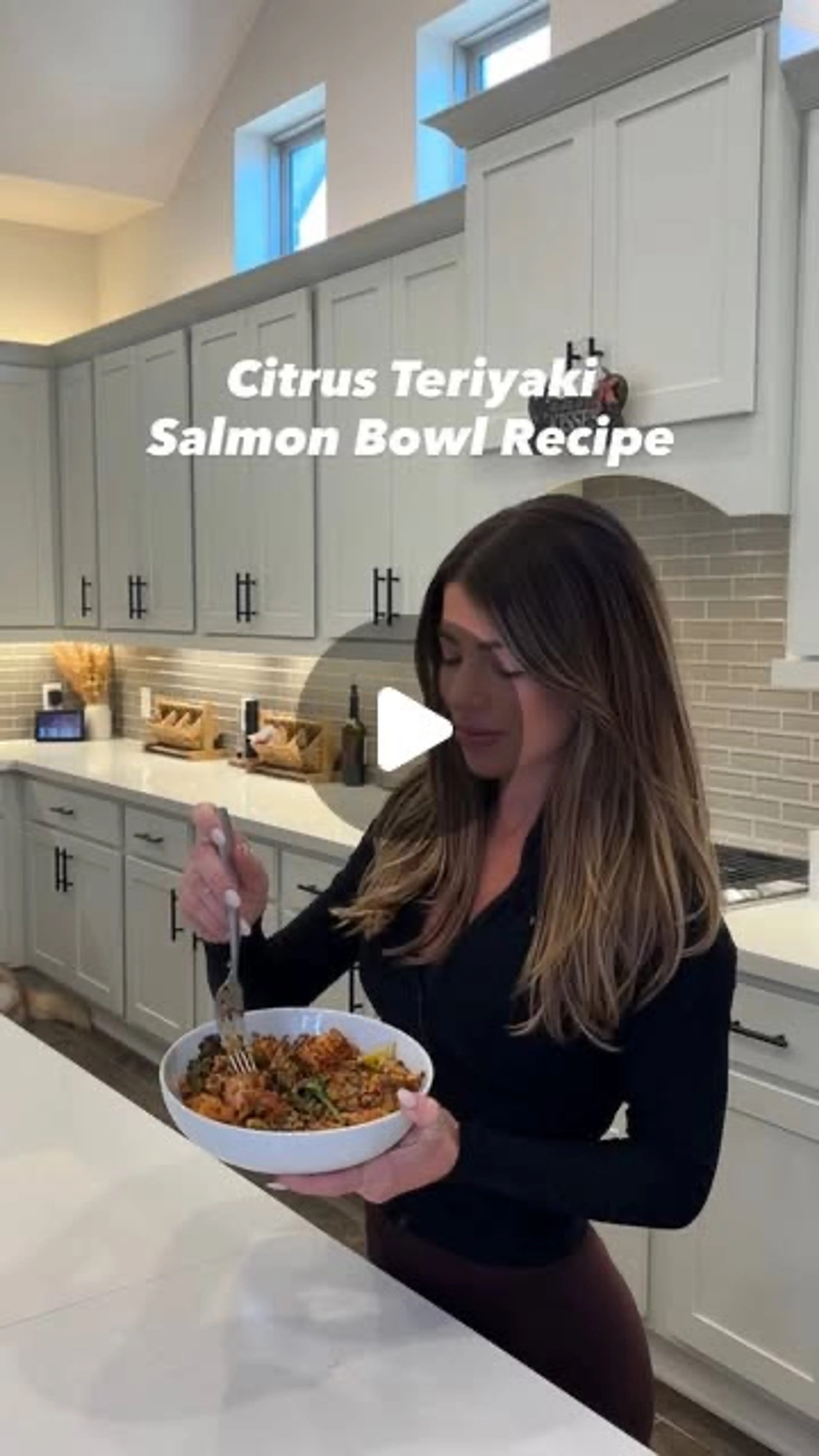 Citrus Teriyaki Air-fried Salmon Bites