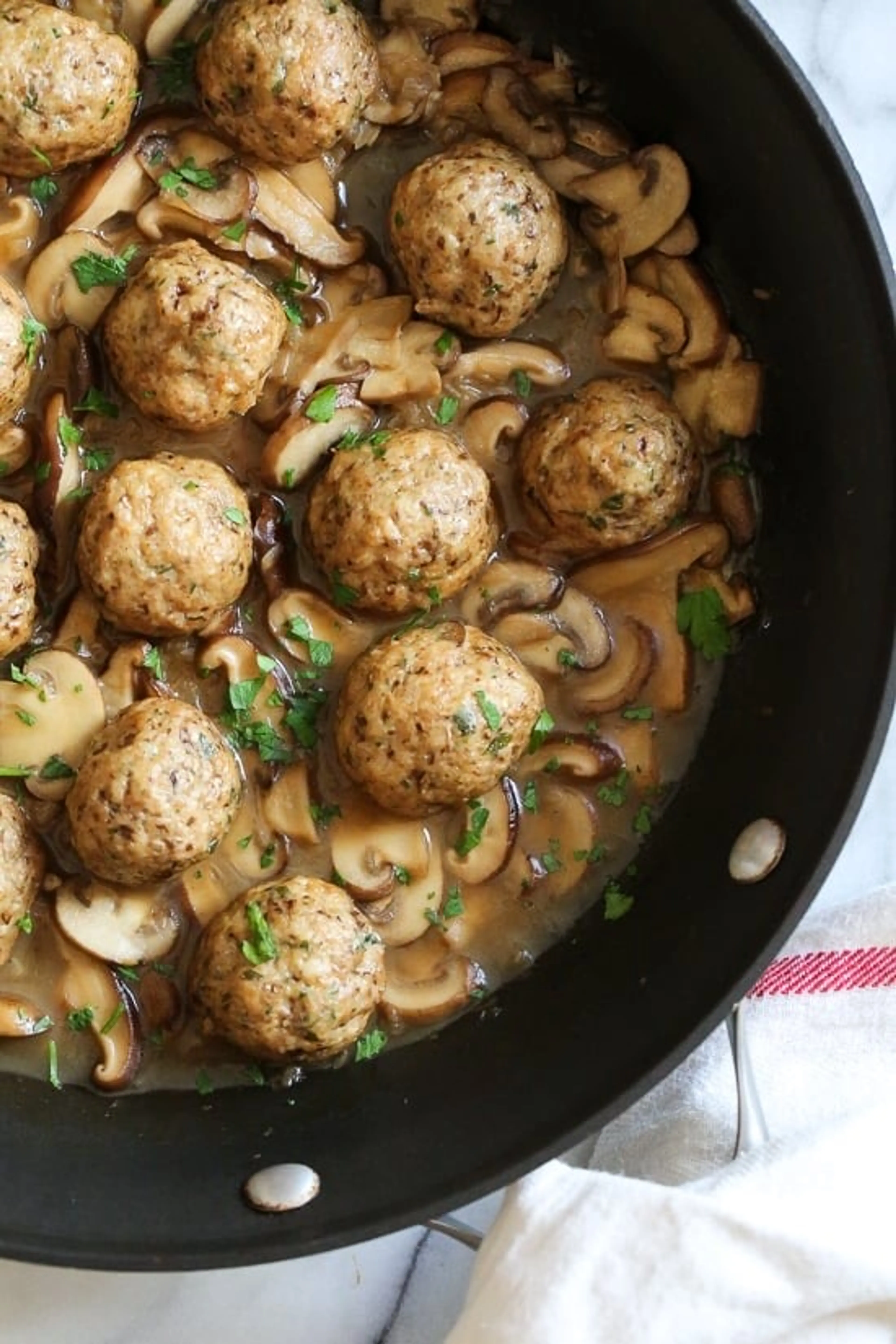 Chicken Marsala Meatballs