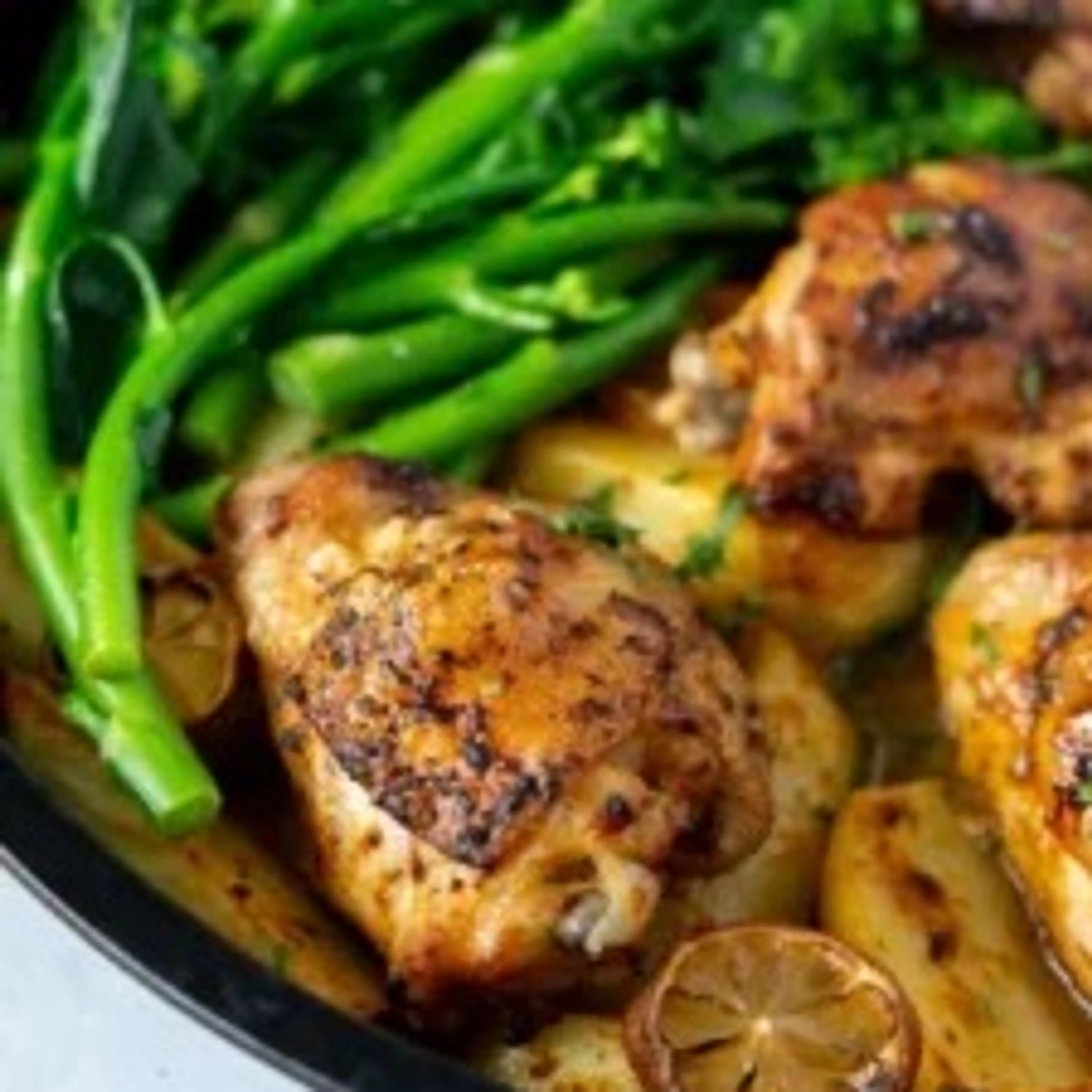 One-pan Lemon Garlic Chicken and Potatoes