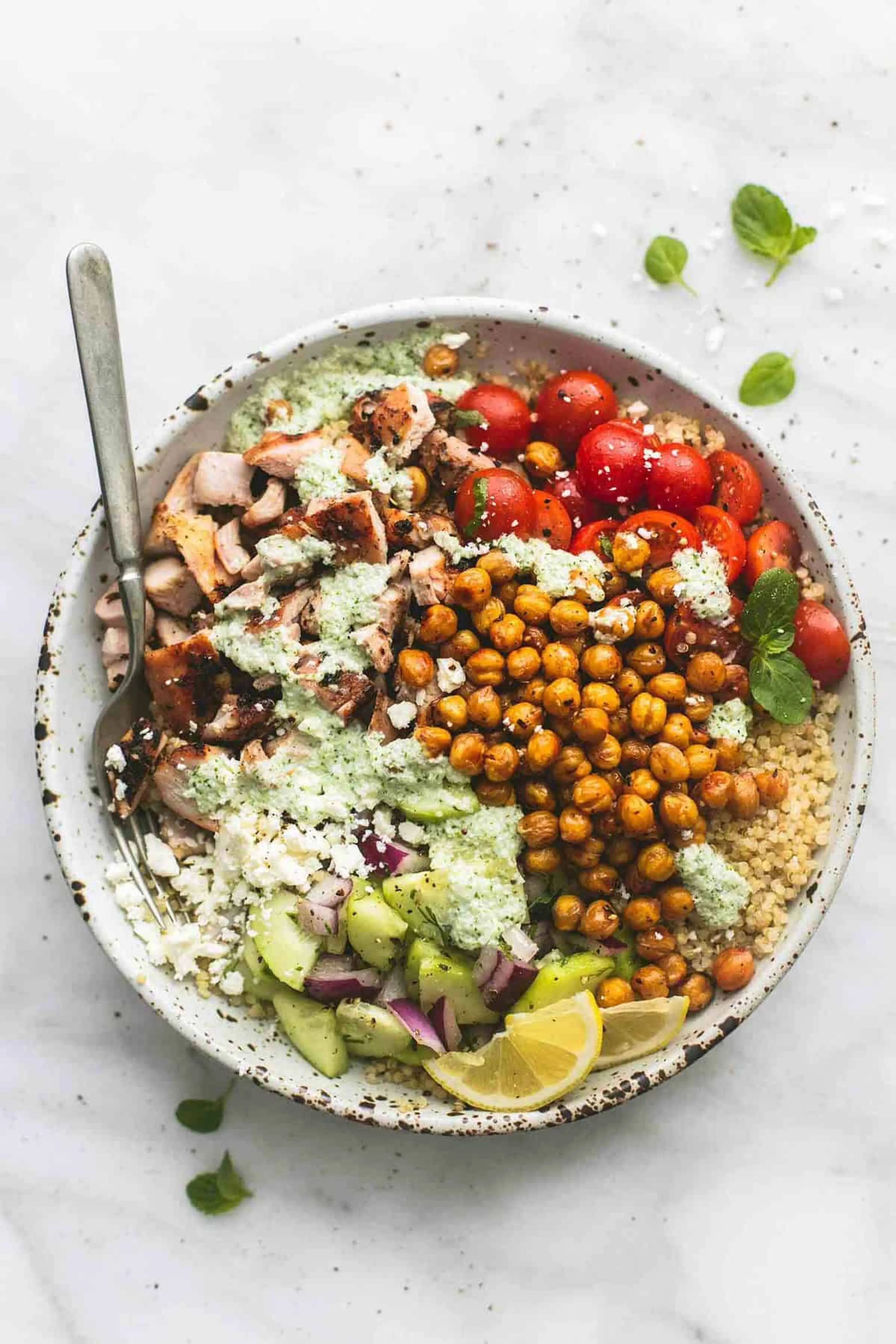 Greek Chicken Power Bowls