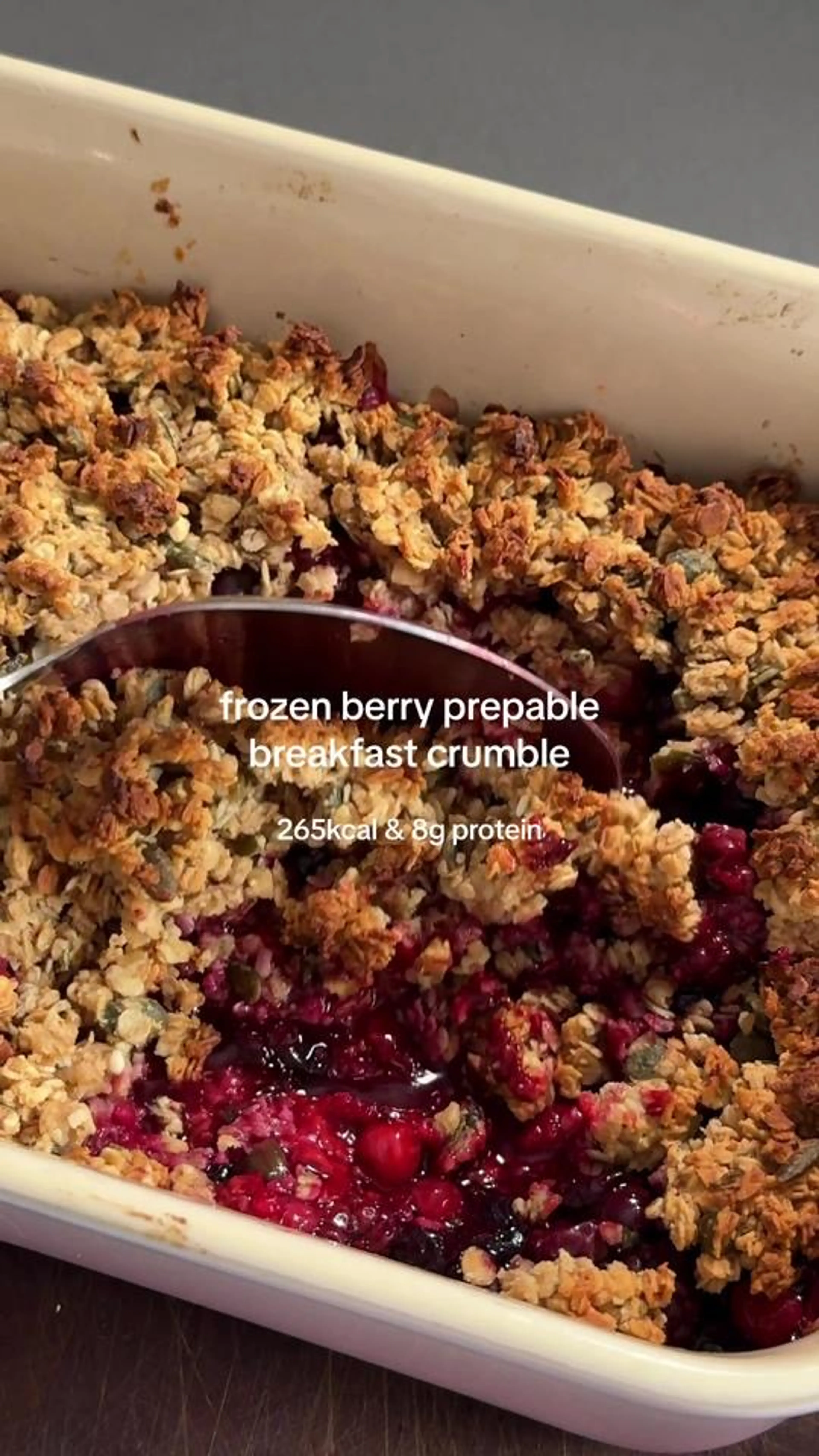 Prepable Gut Health Breakfast Crumble