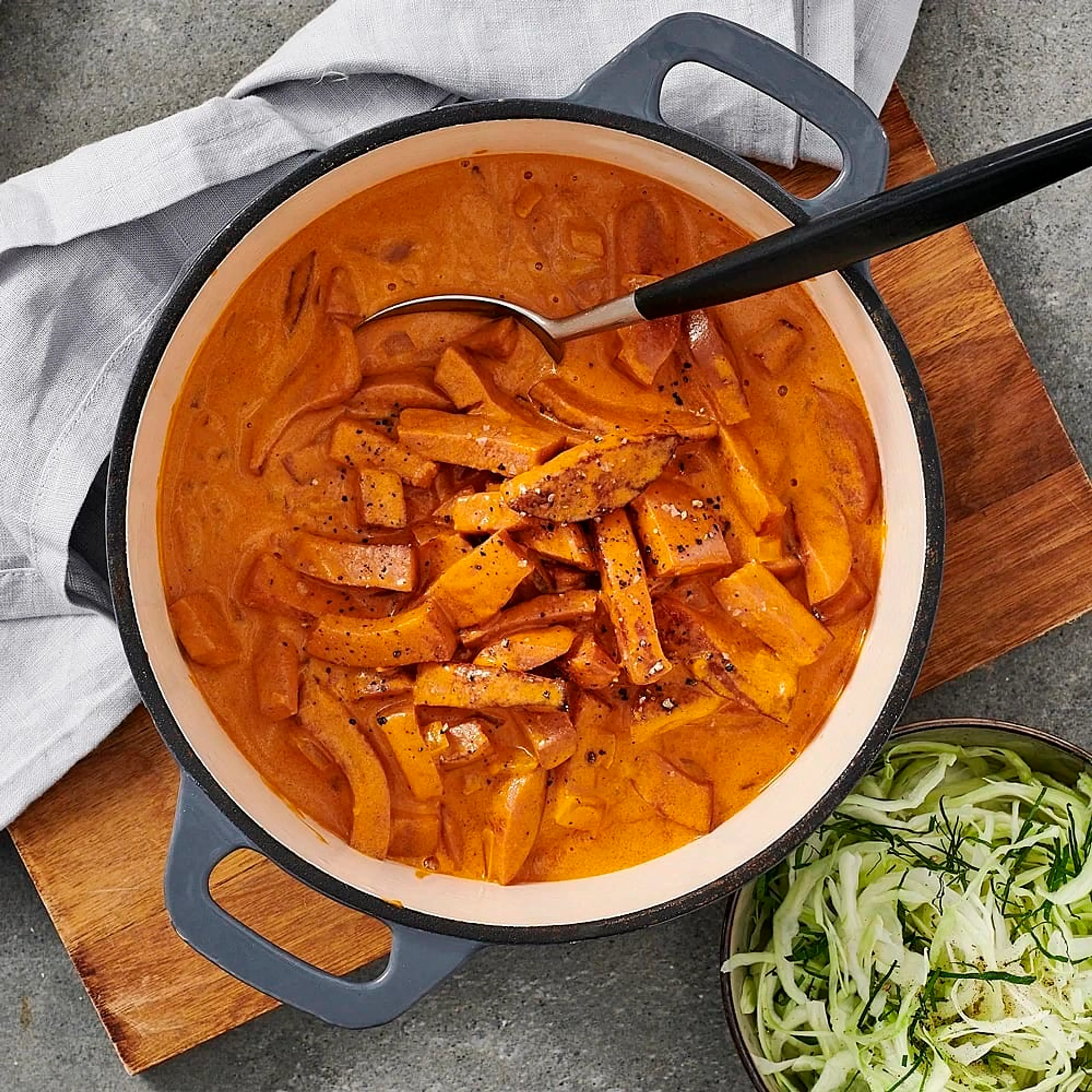 Korvstroganoff med ris