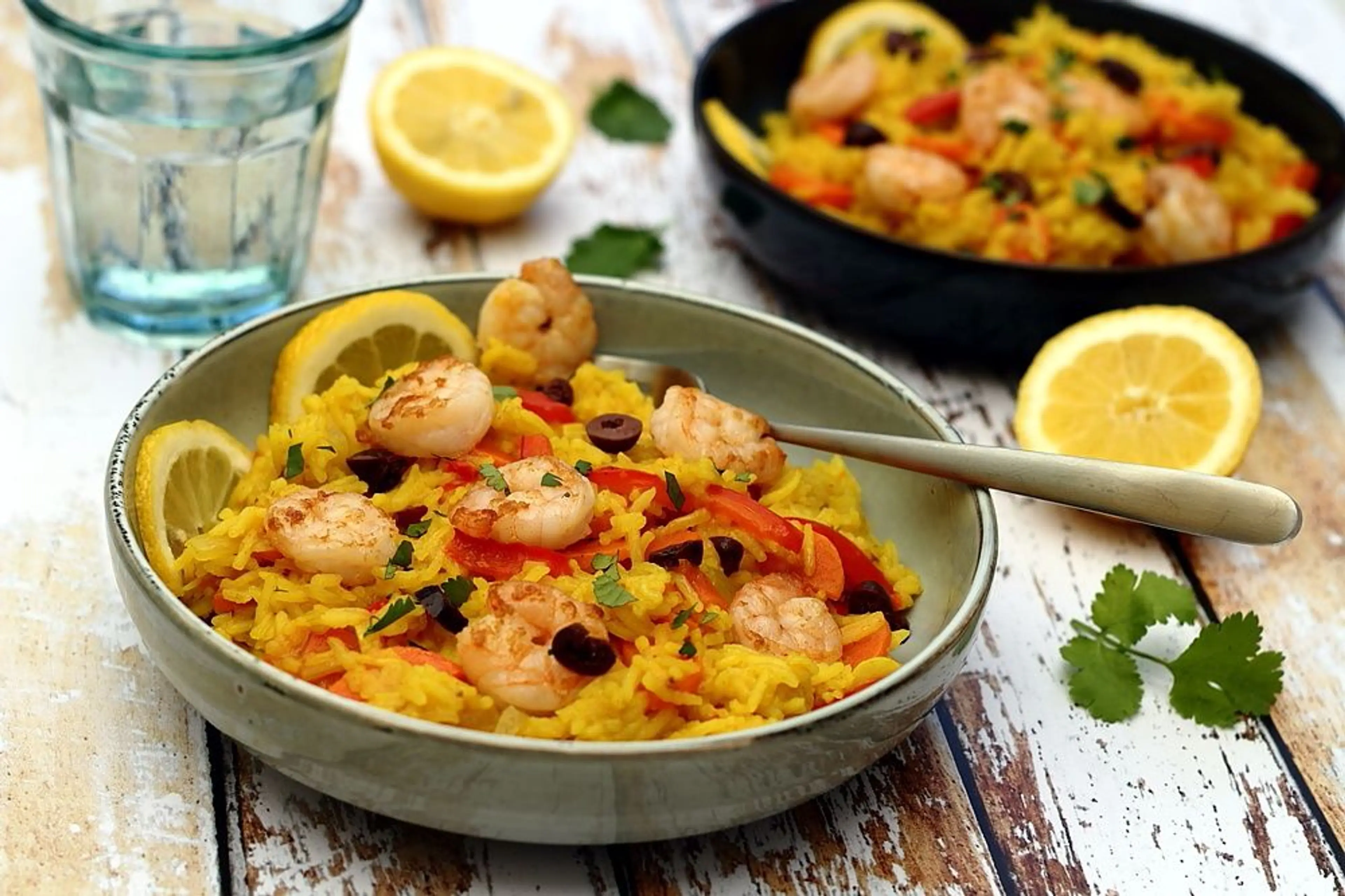 Riz aux crevettes à l'espagnole