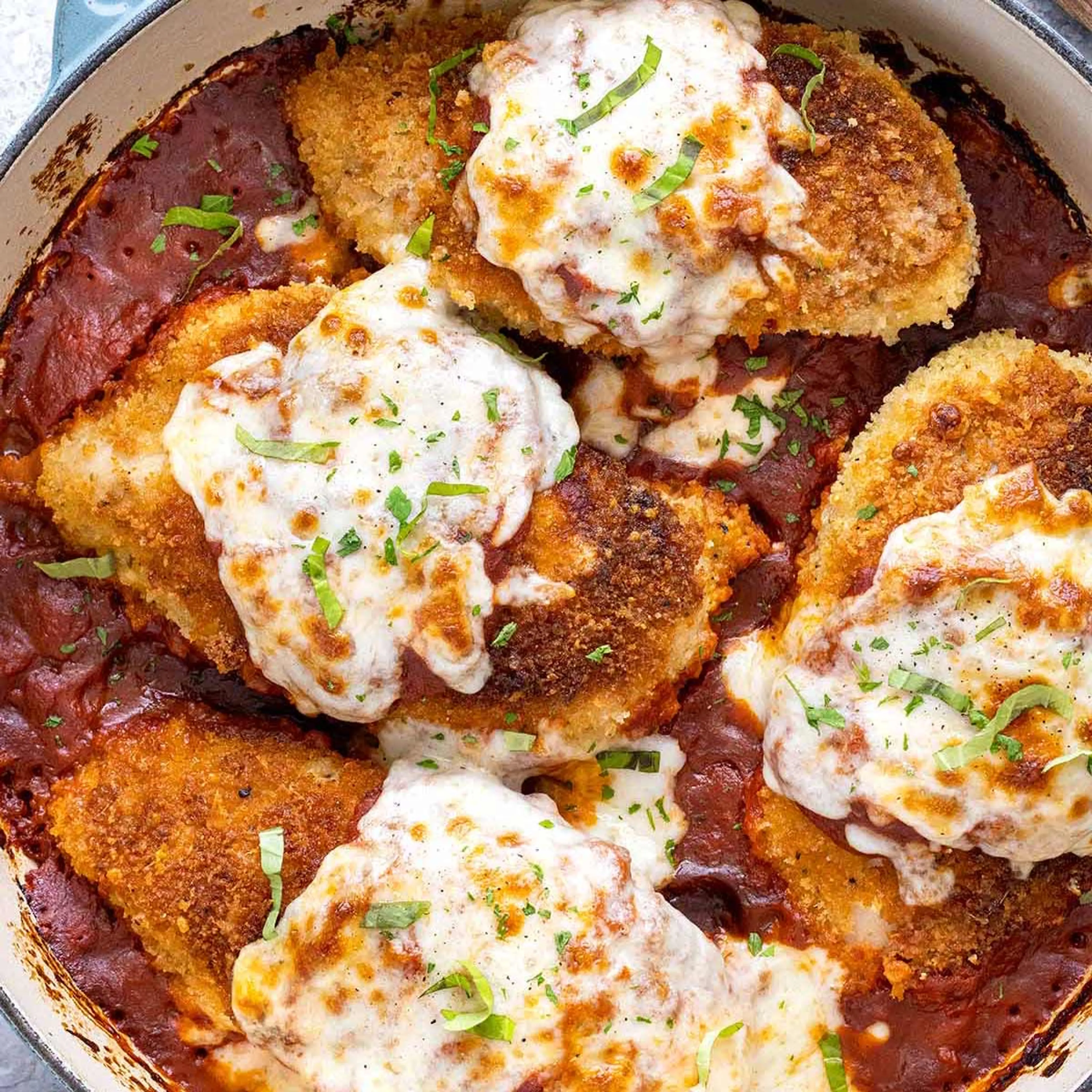 Stuffed Chicken Parmesan
