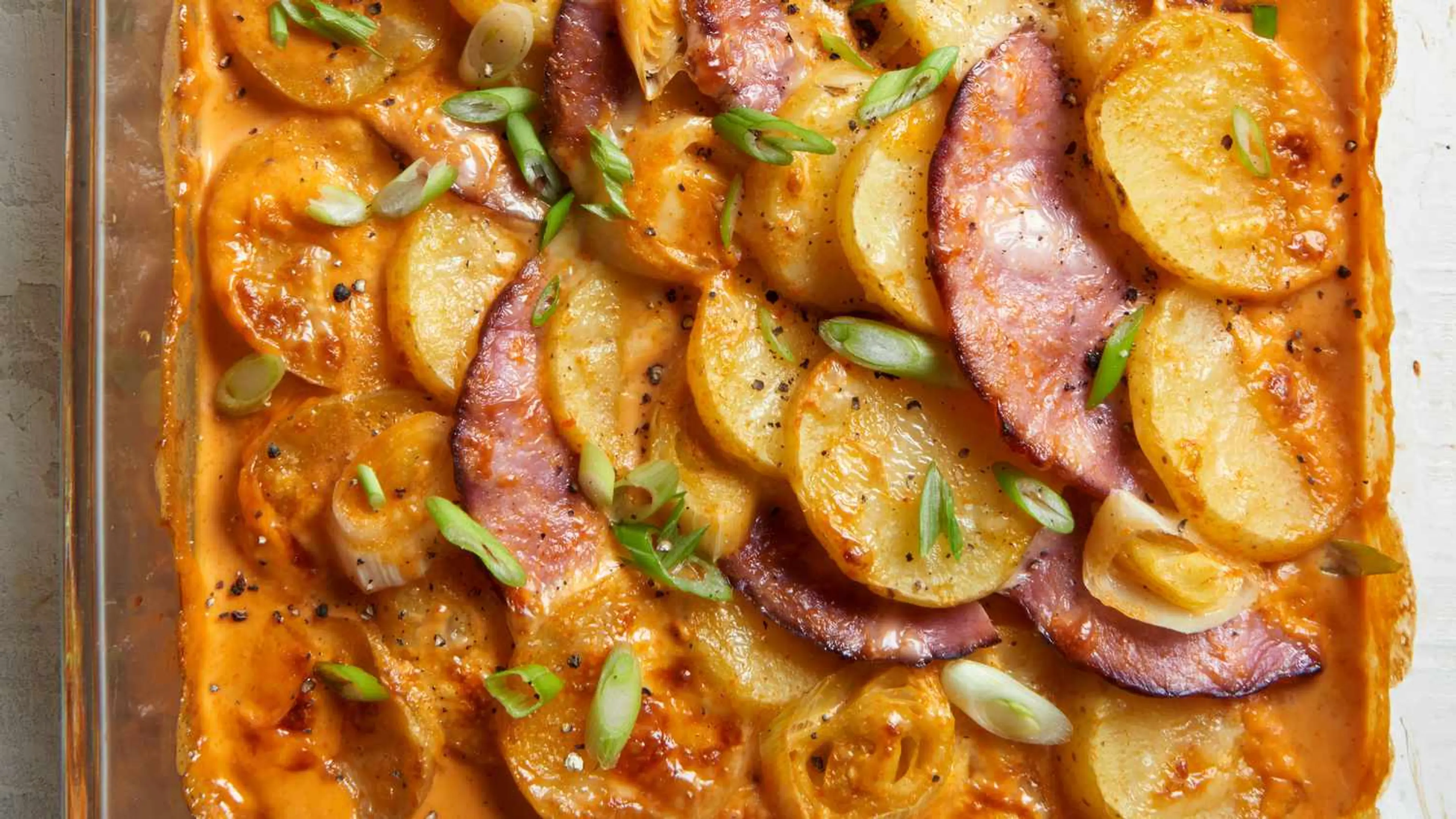 Red Curry Ham Gratin