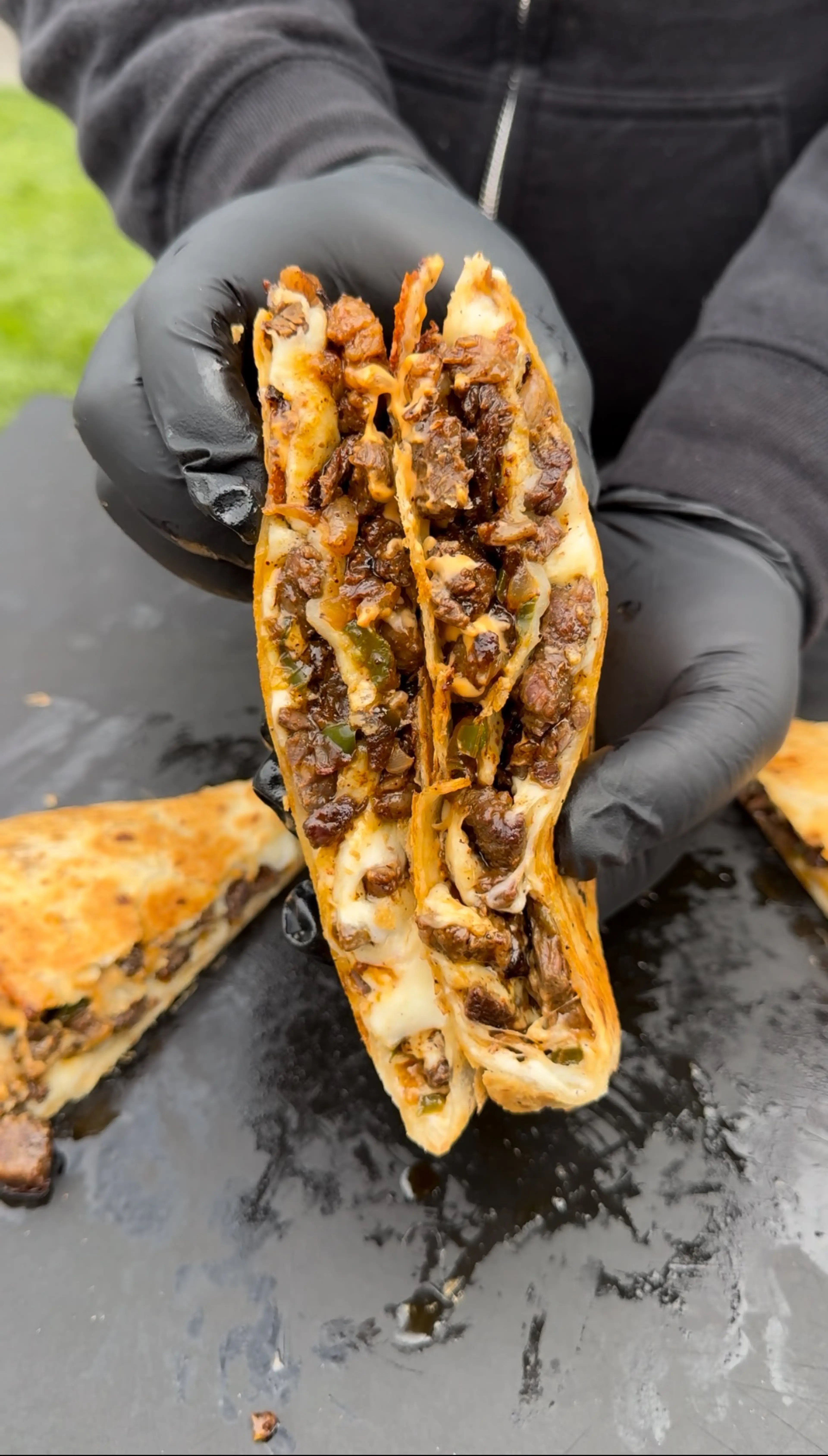 Carne Asada Quesadillas with Chipotle Mayo