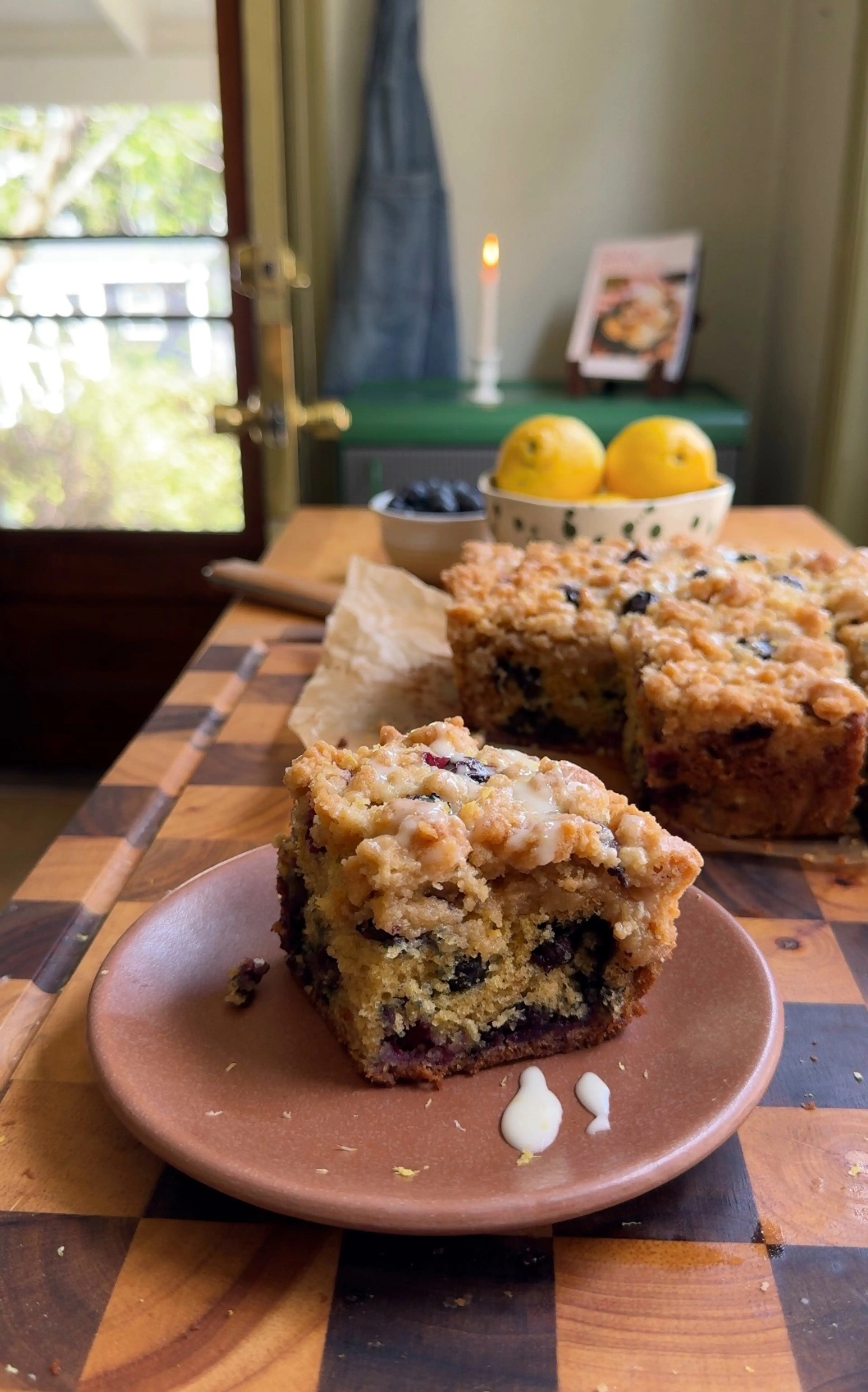 Lemon Blueberry Coffee Cake