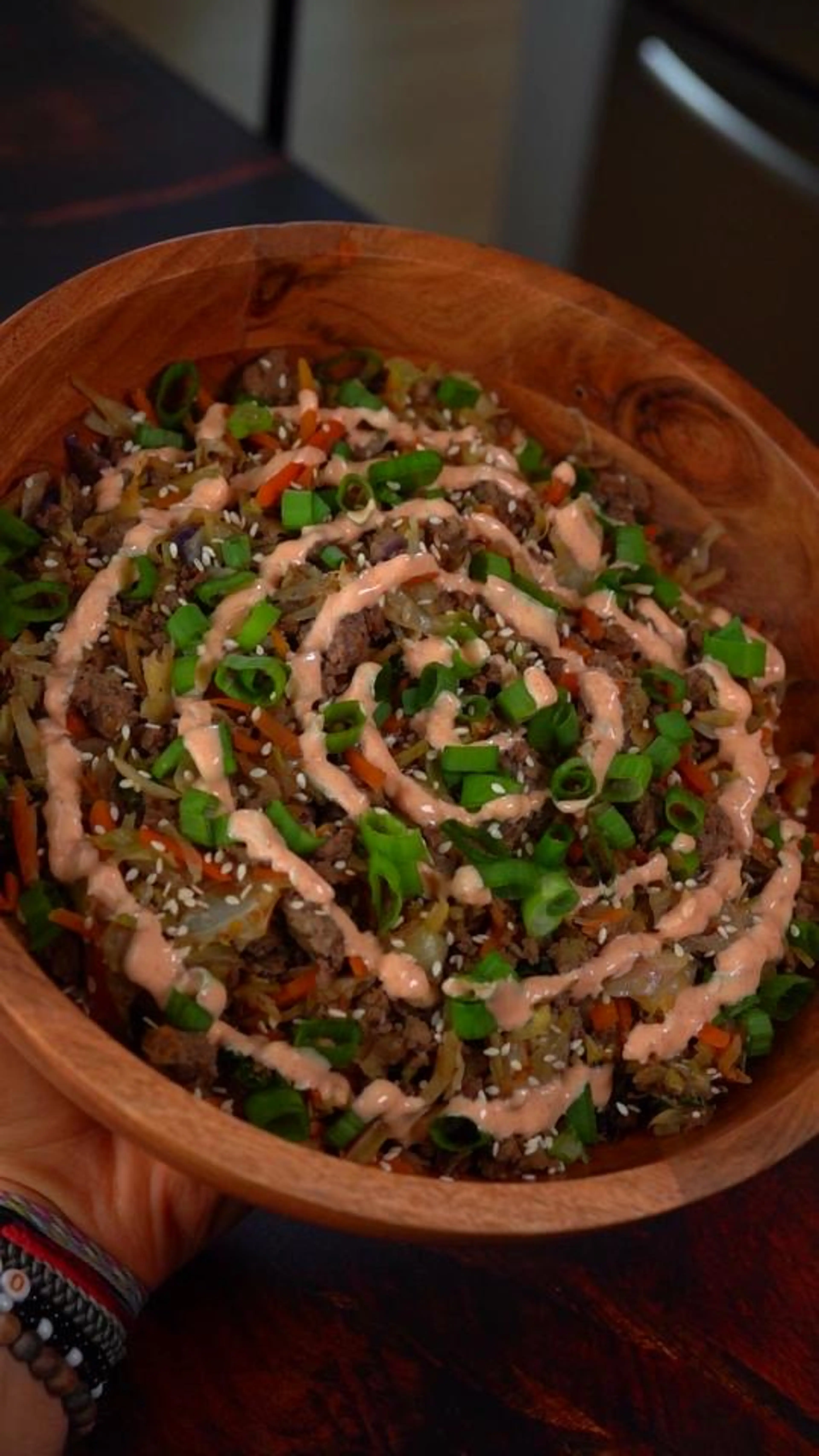 410 Cal Bang Bang Egg Roll in a Bowl