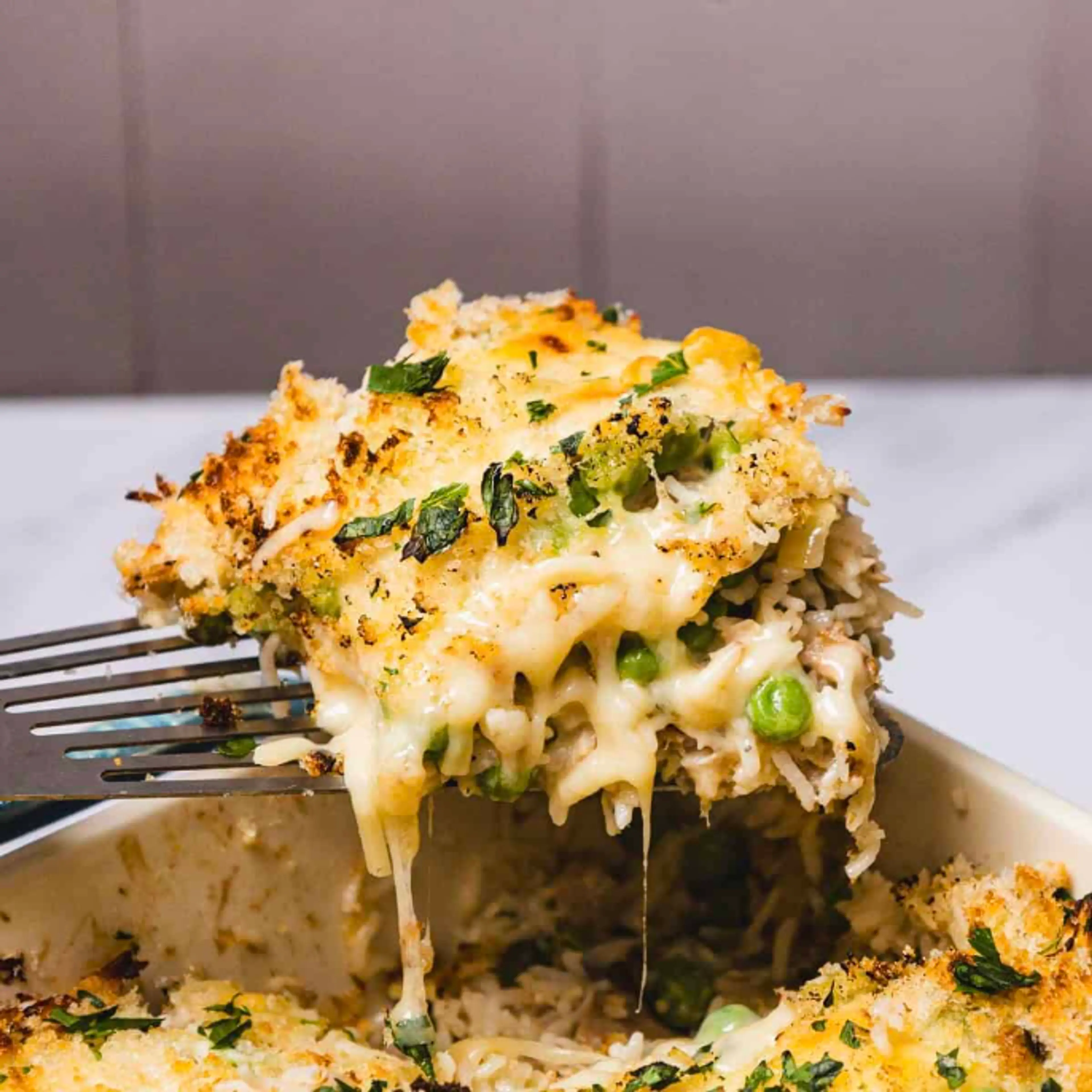 Vintage Tuna Rice Casserole (No Canned Soup!)