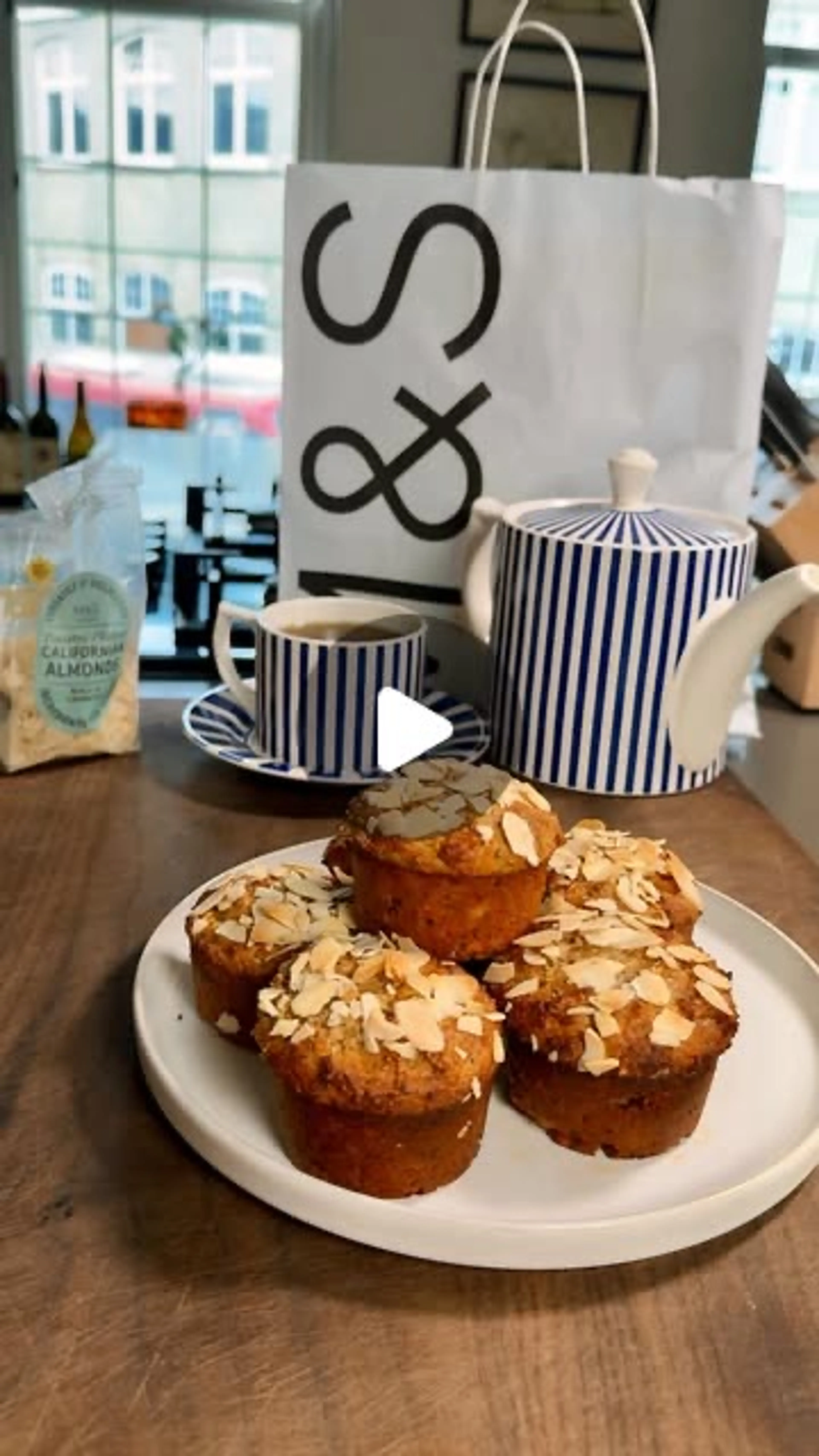 Almond Croissant Breakfast Muffins