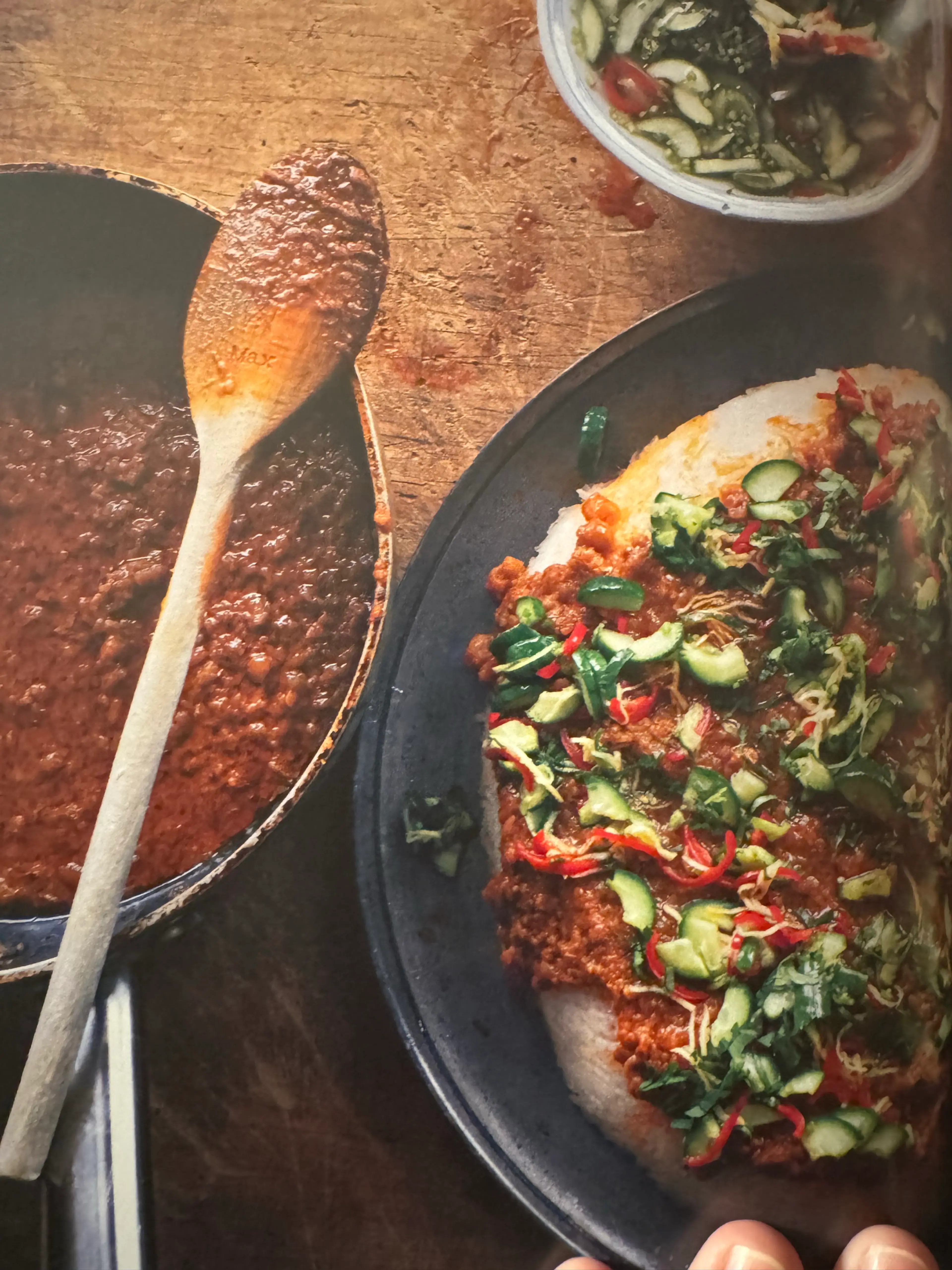 *Coconut Rice with Peanut Sauce and Cucumber Relish