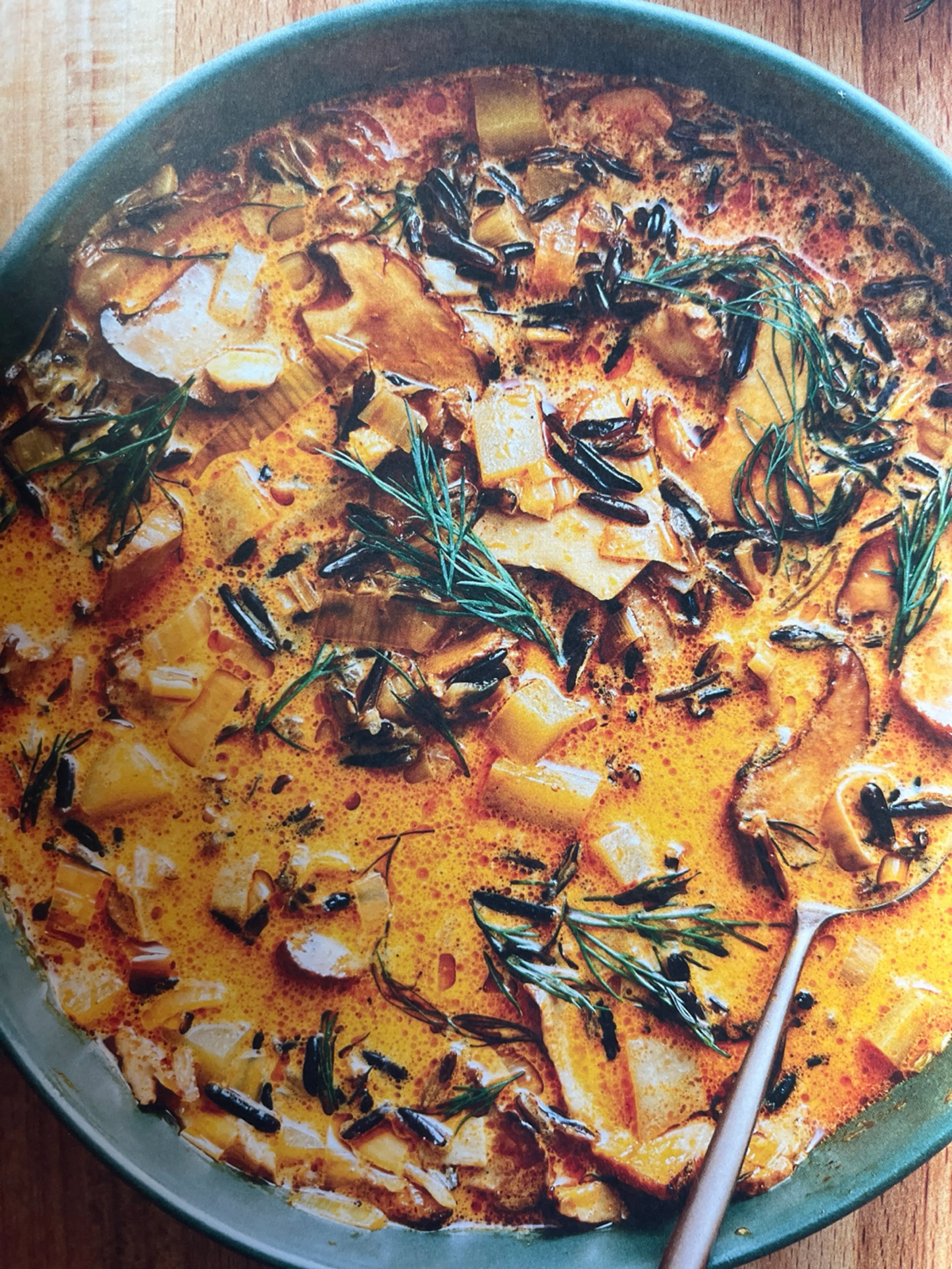 Creamy Mushroom, Potato & Wild Rice Soup