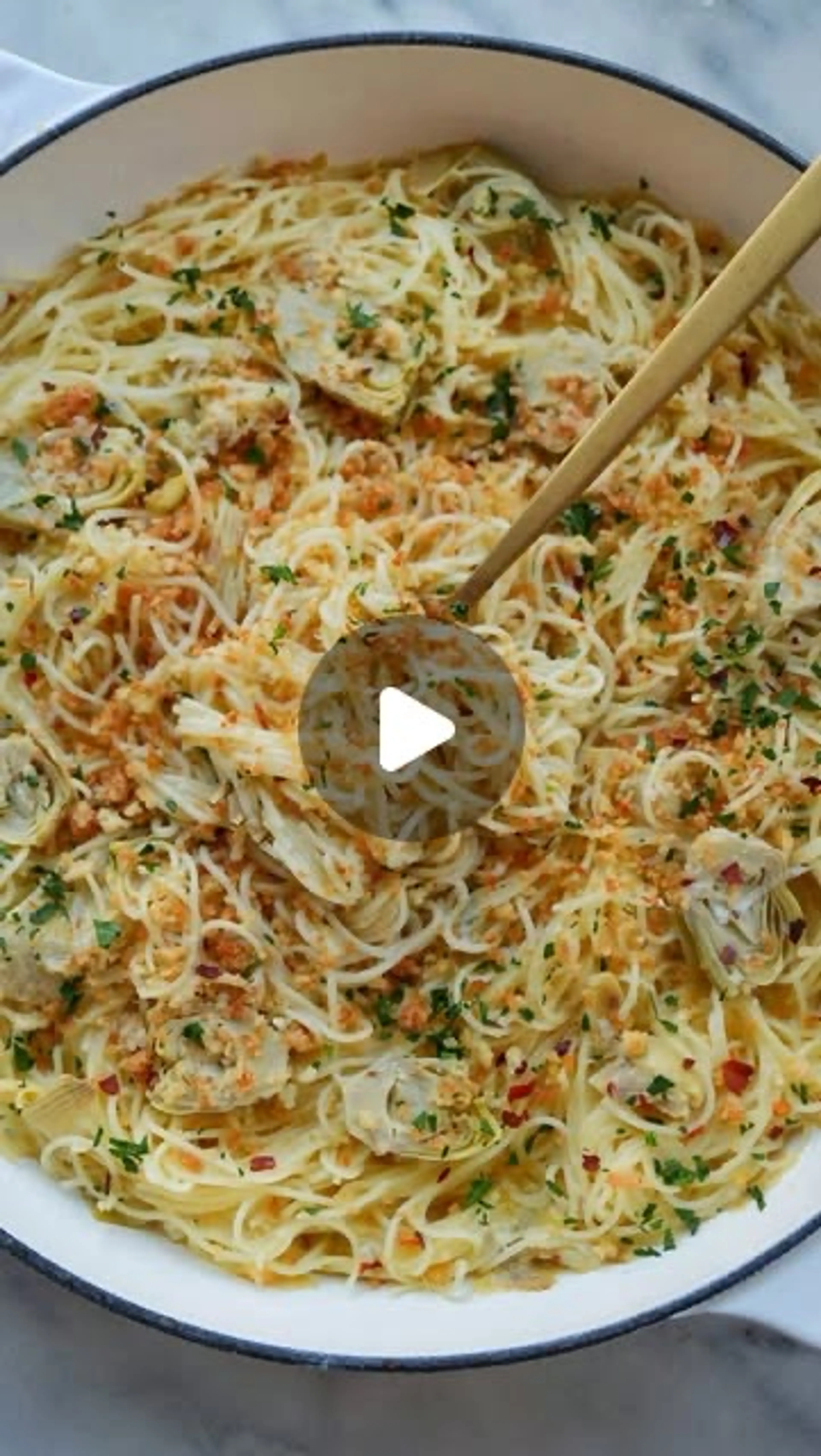 Lemon Artichoke Capellini