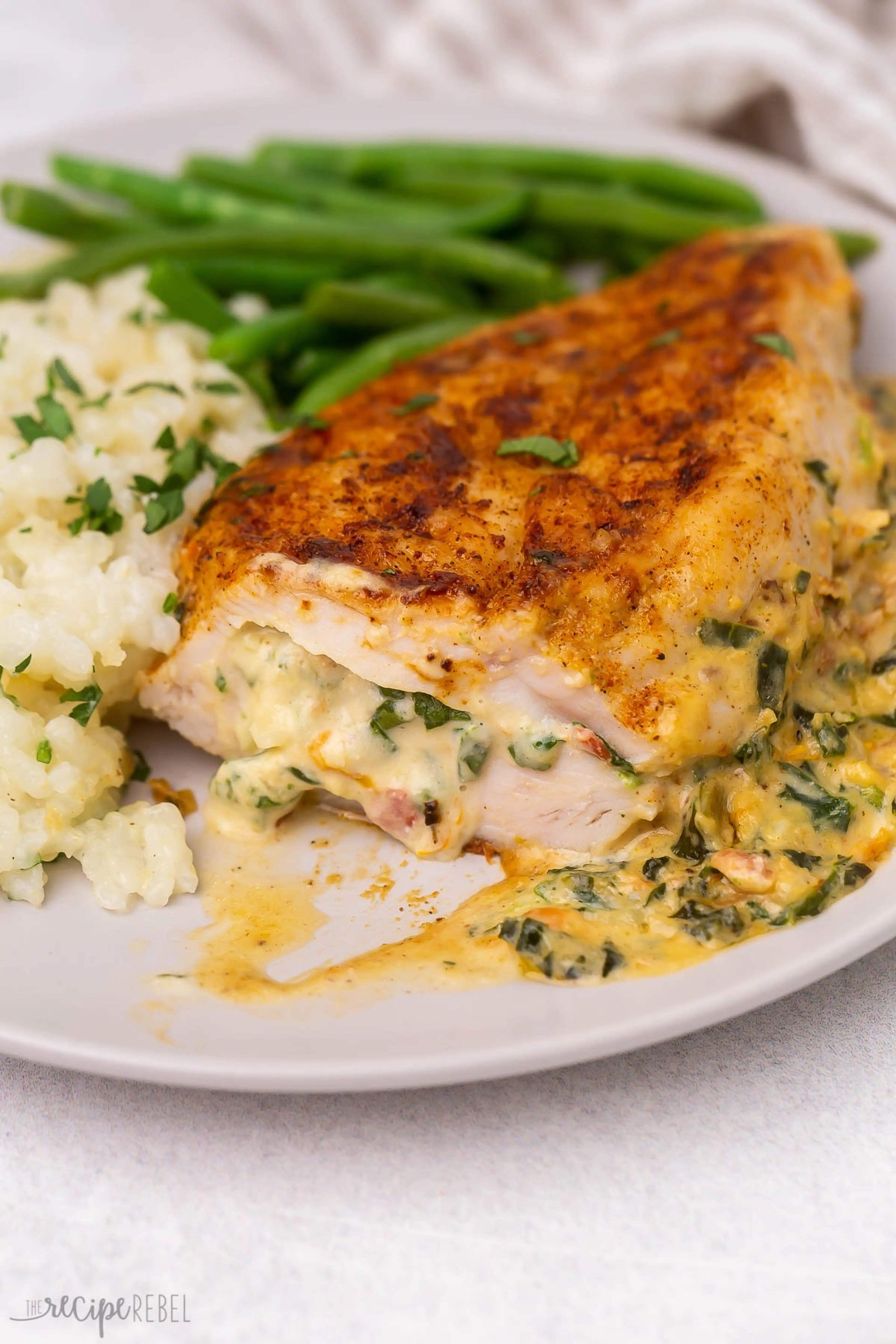 Spinach Stuffed Chicken Breast
