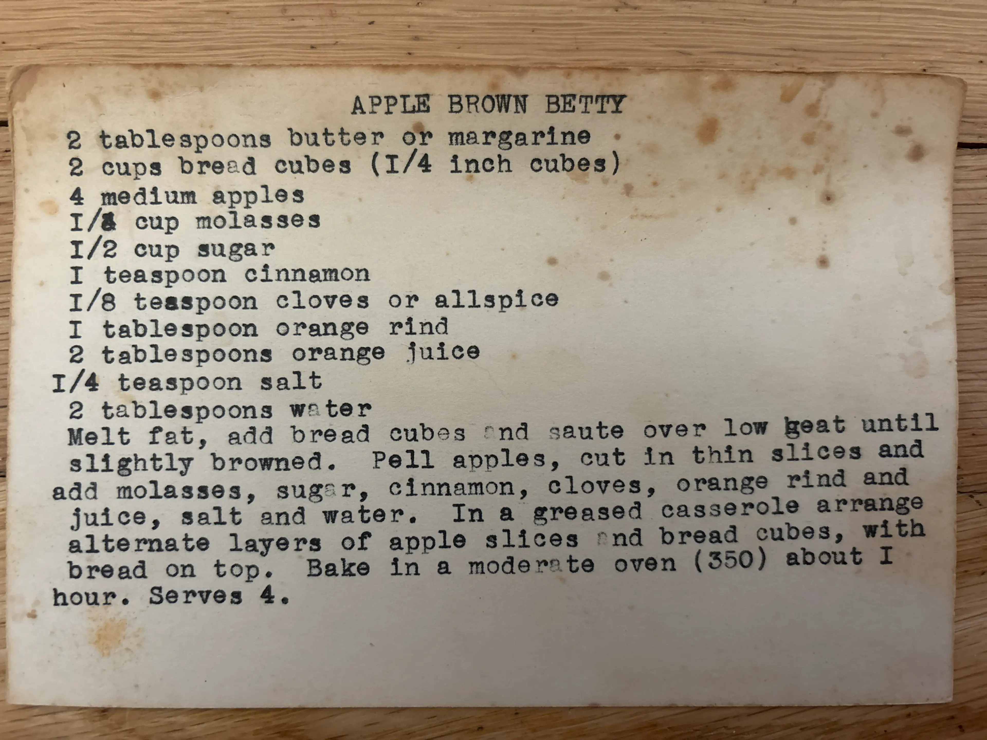 Apple Brown Betty