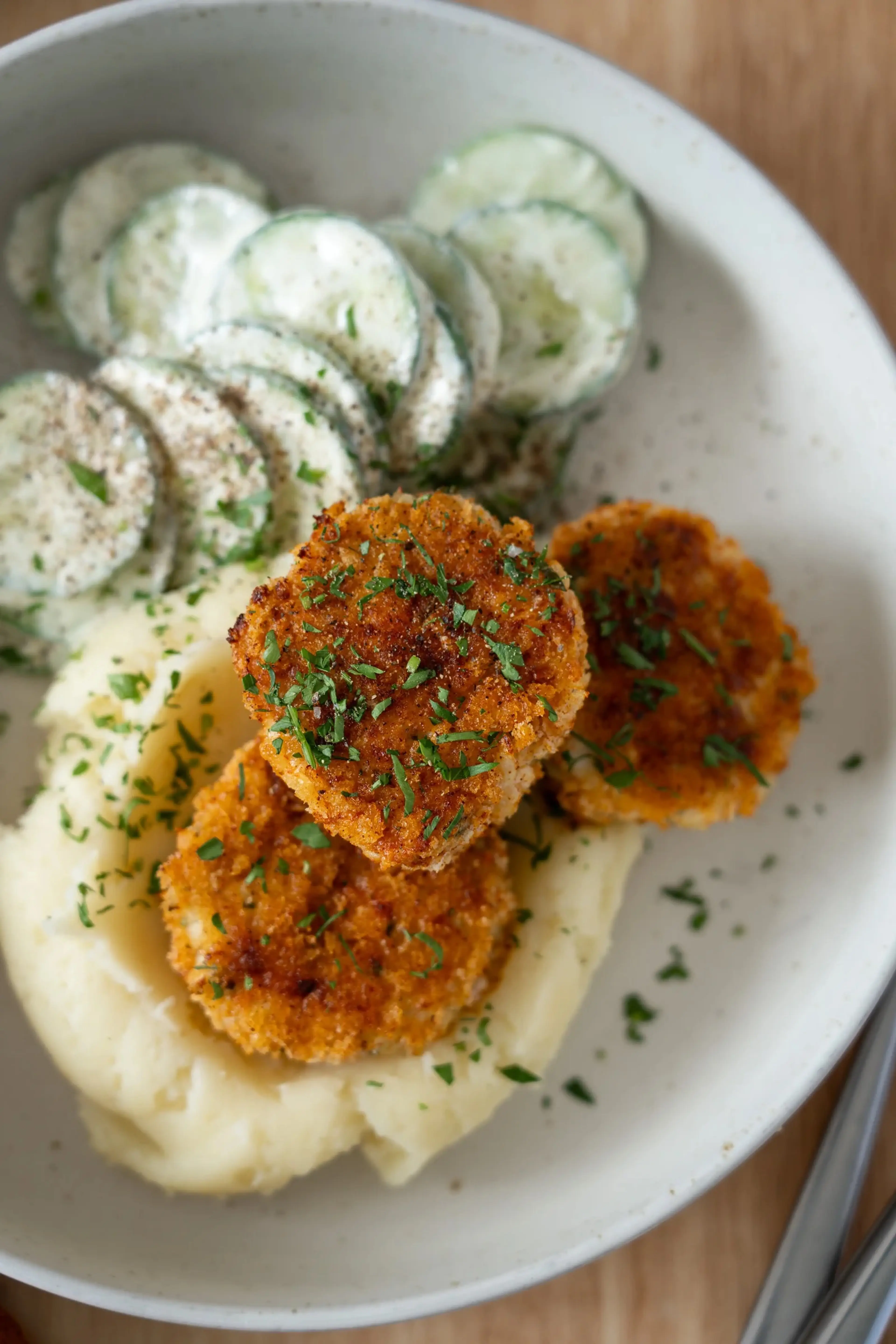 Baked Chicken Rissoles