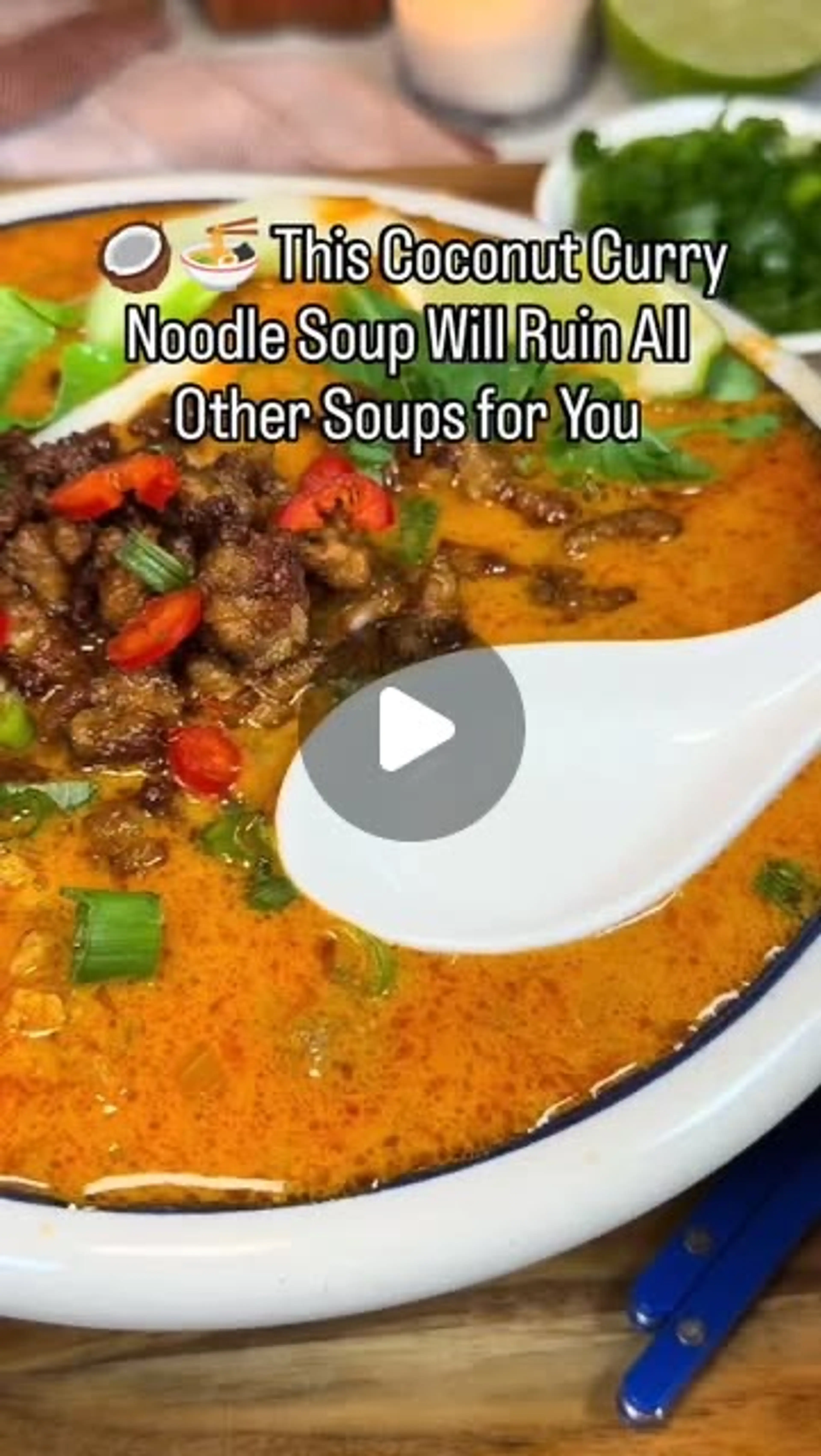 Coconut Curry Noodle Soup