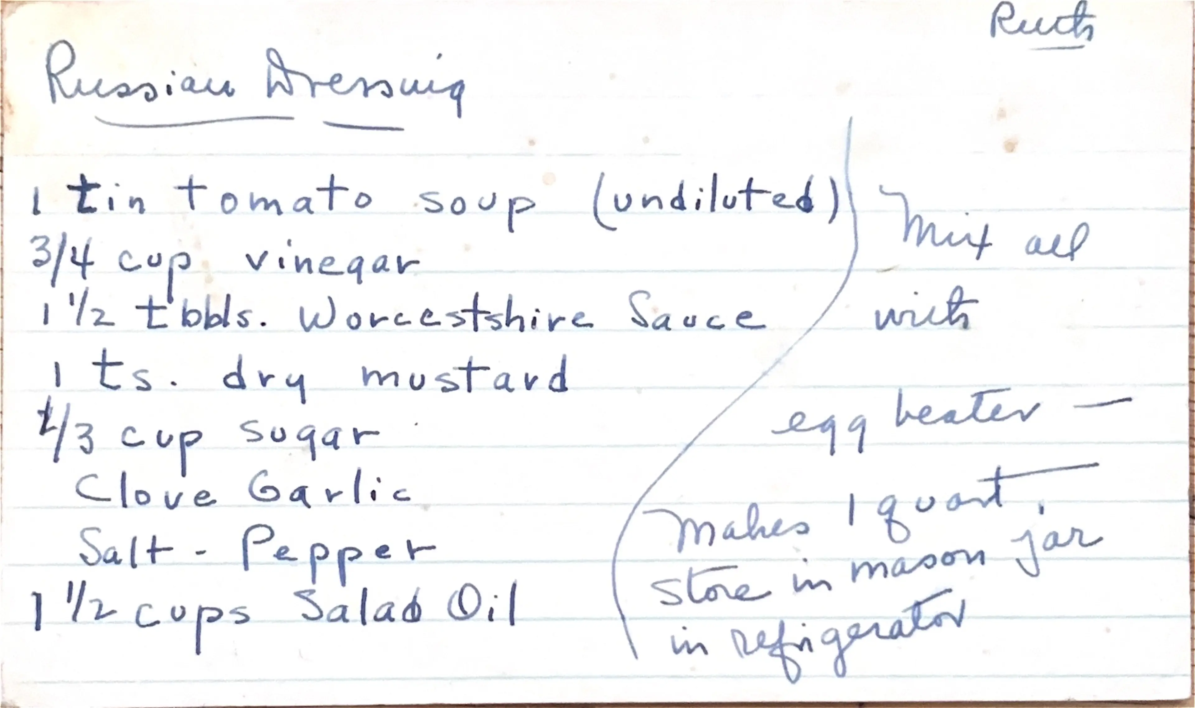 Russian Dressing