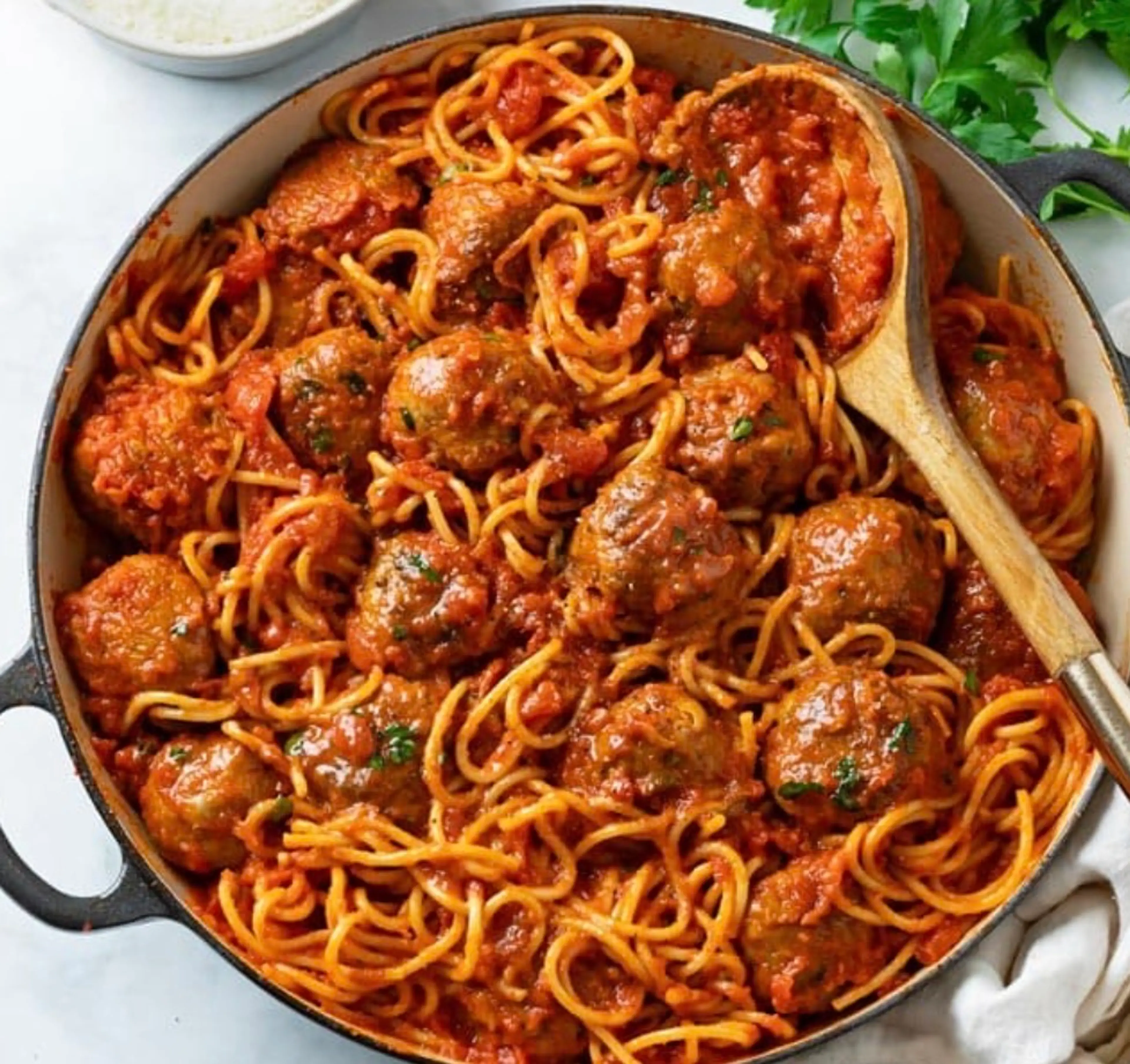 Beef Meatballs In Marinara