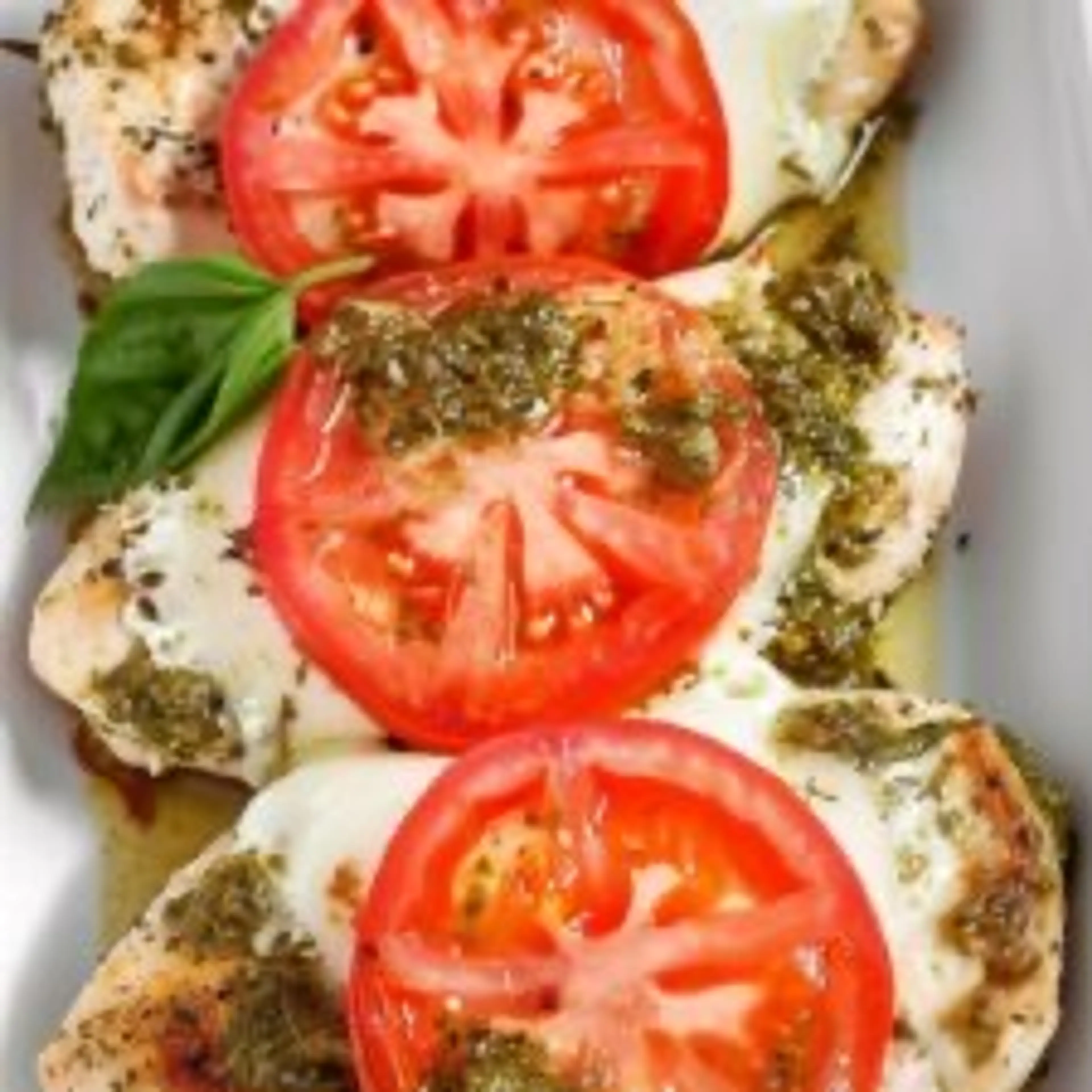 4 Ingredient Pesto Chicken Bake