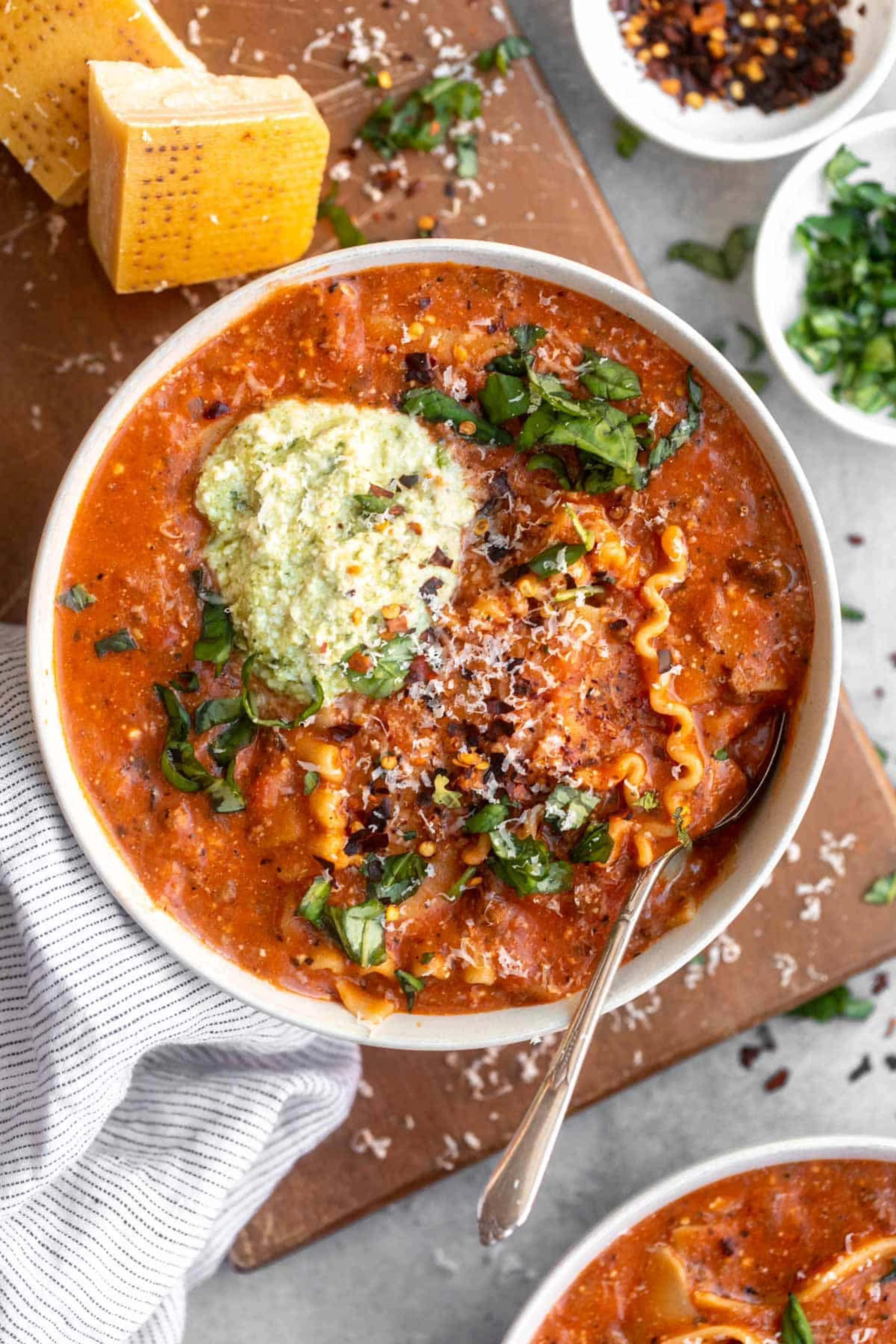 Gluten Free Lasagna Soup