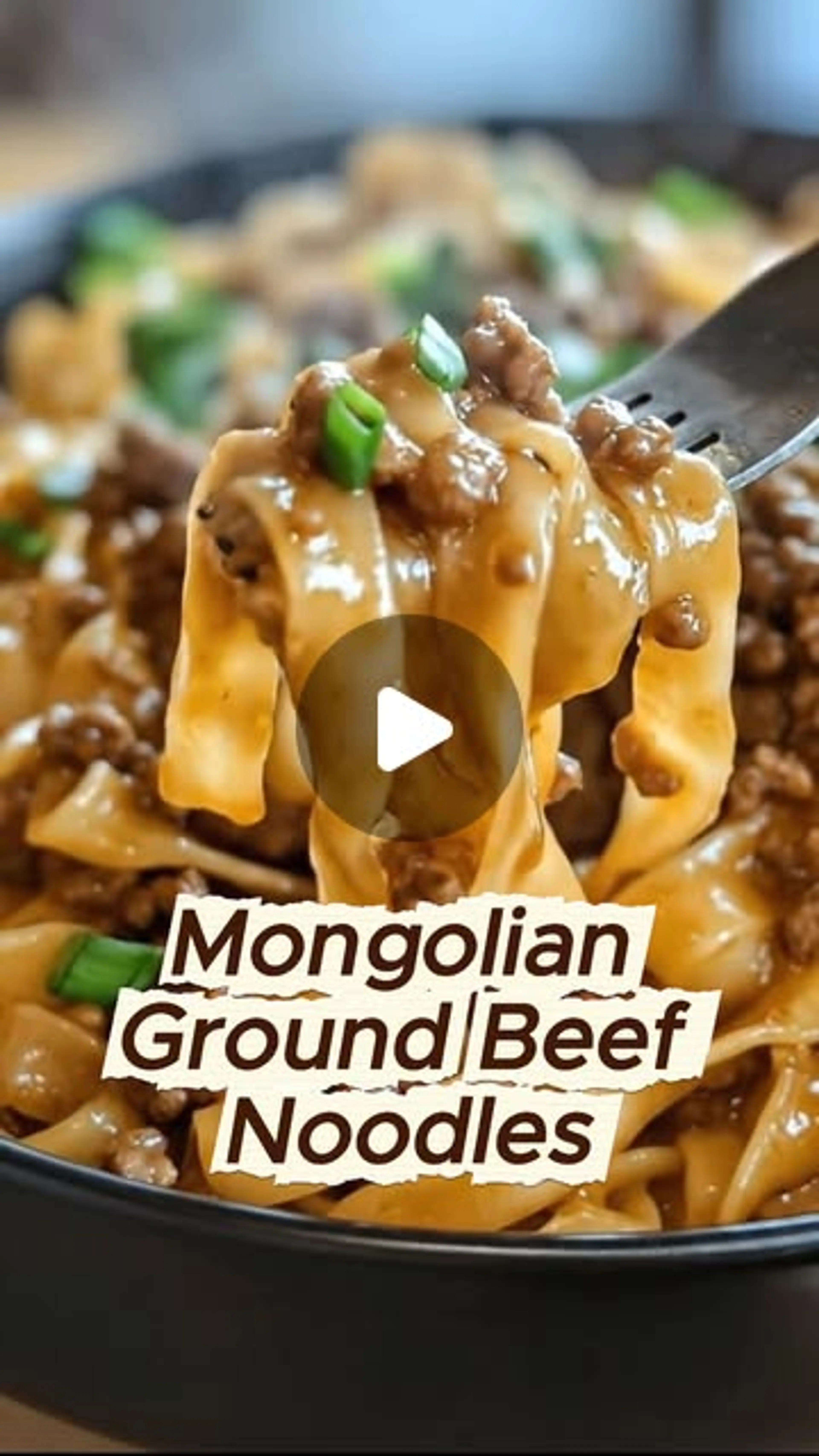 Mongolian Ground Beef Noodles
